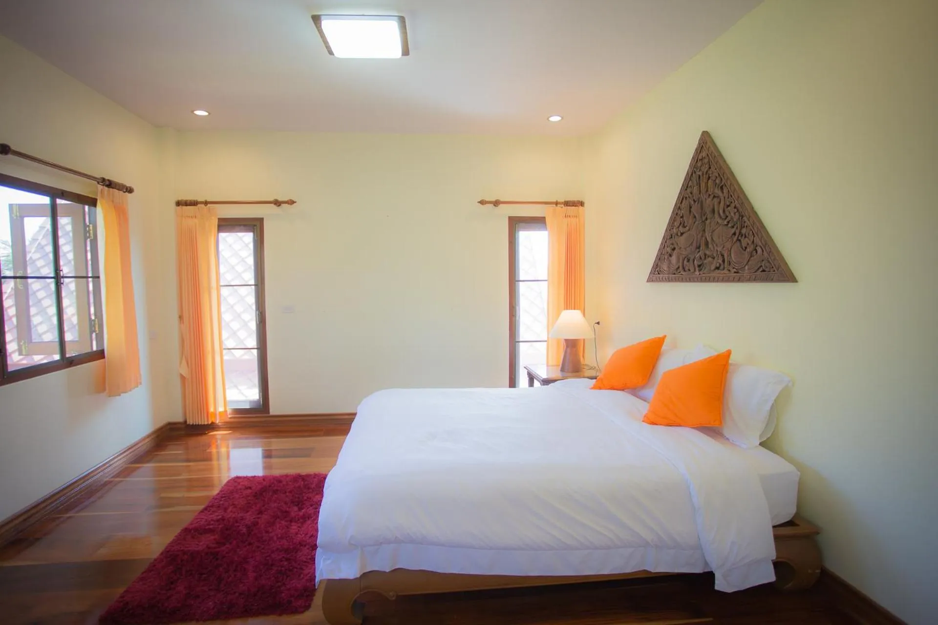 Bed in Thararin Villa