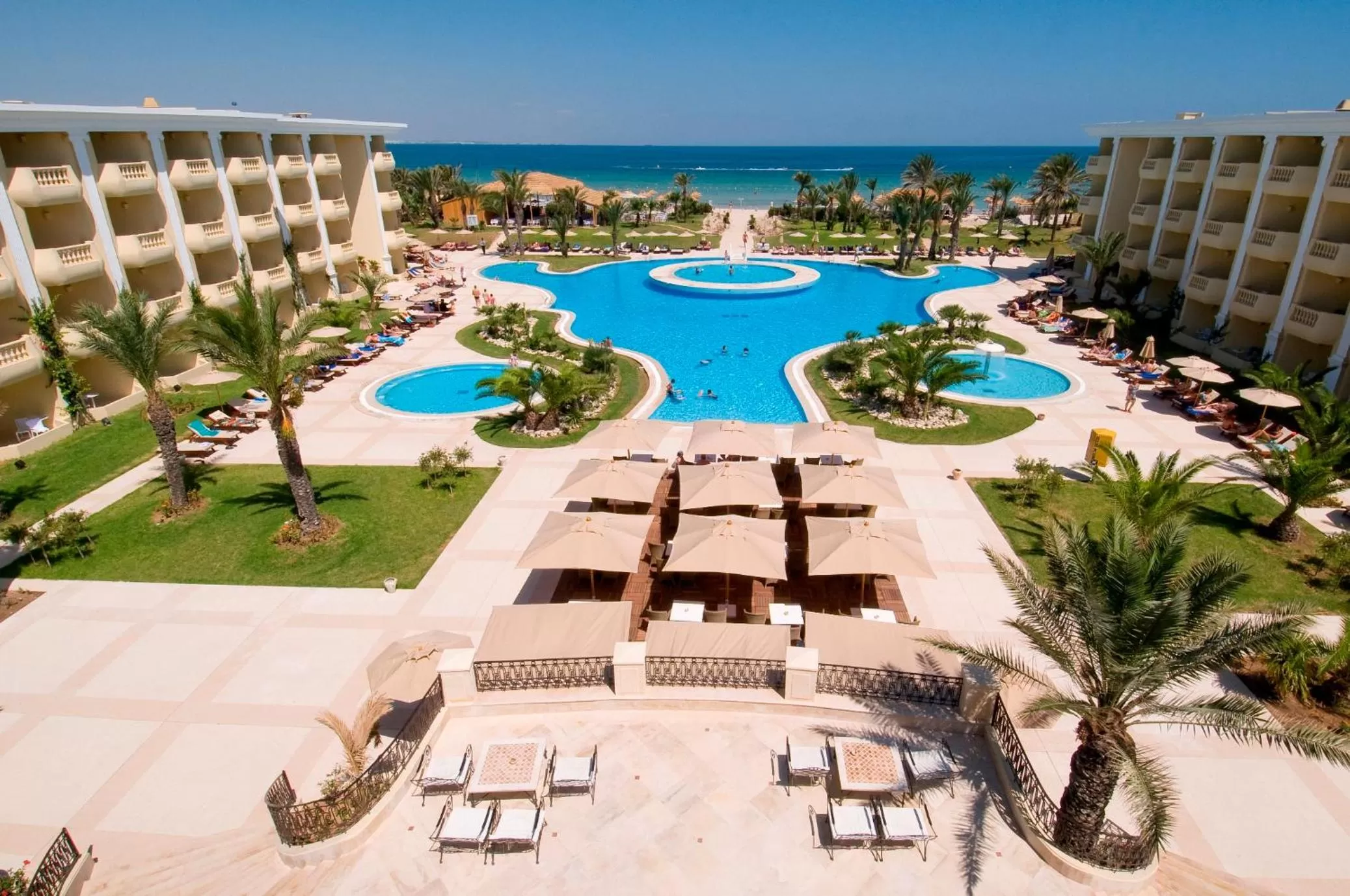 Pool view in Royal Thalassa Monastir