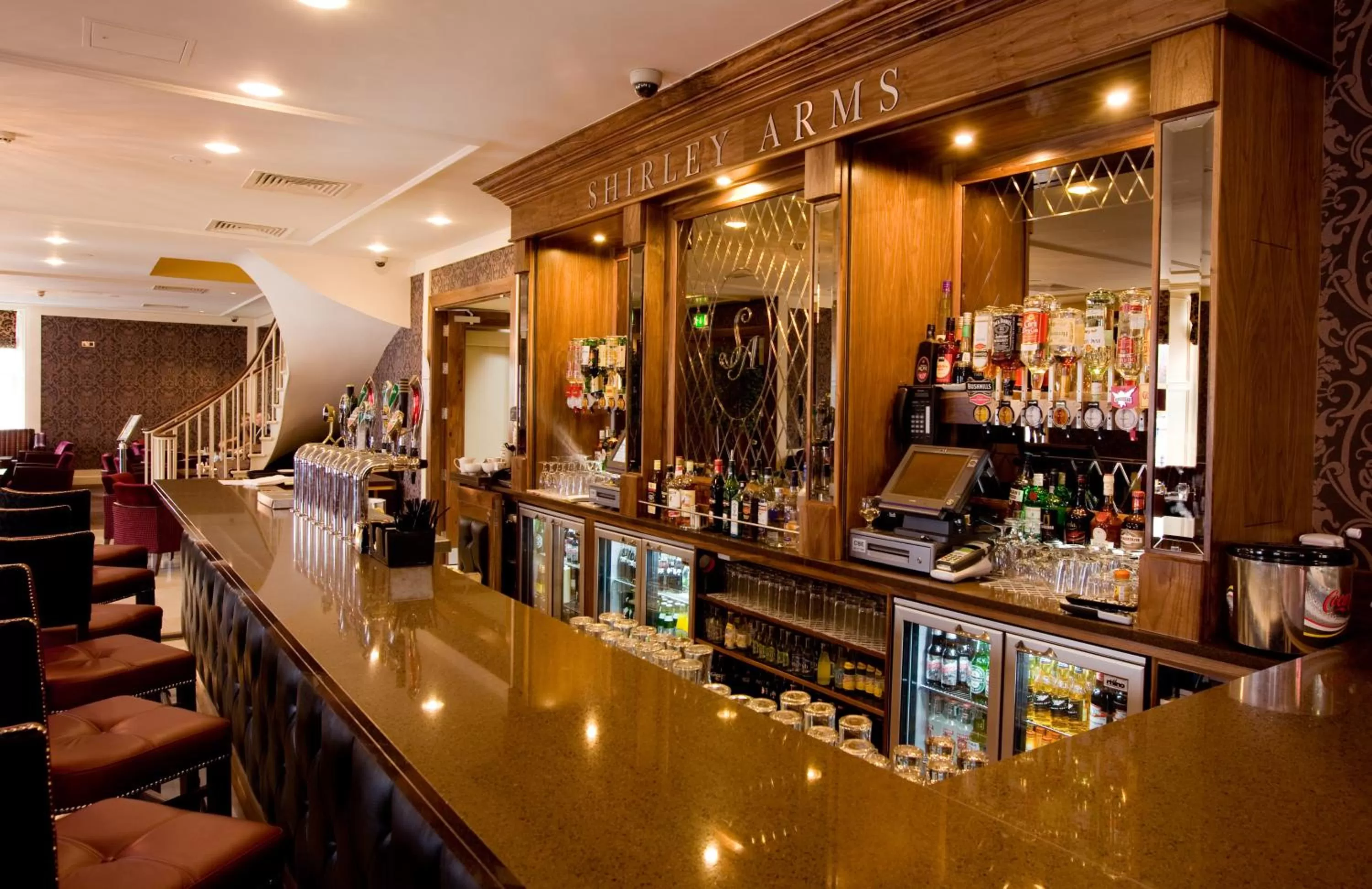 Lounge or bar in The Shirley Arms Hotel