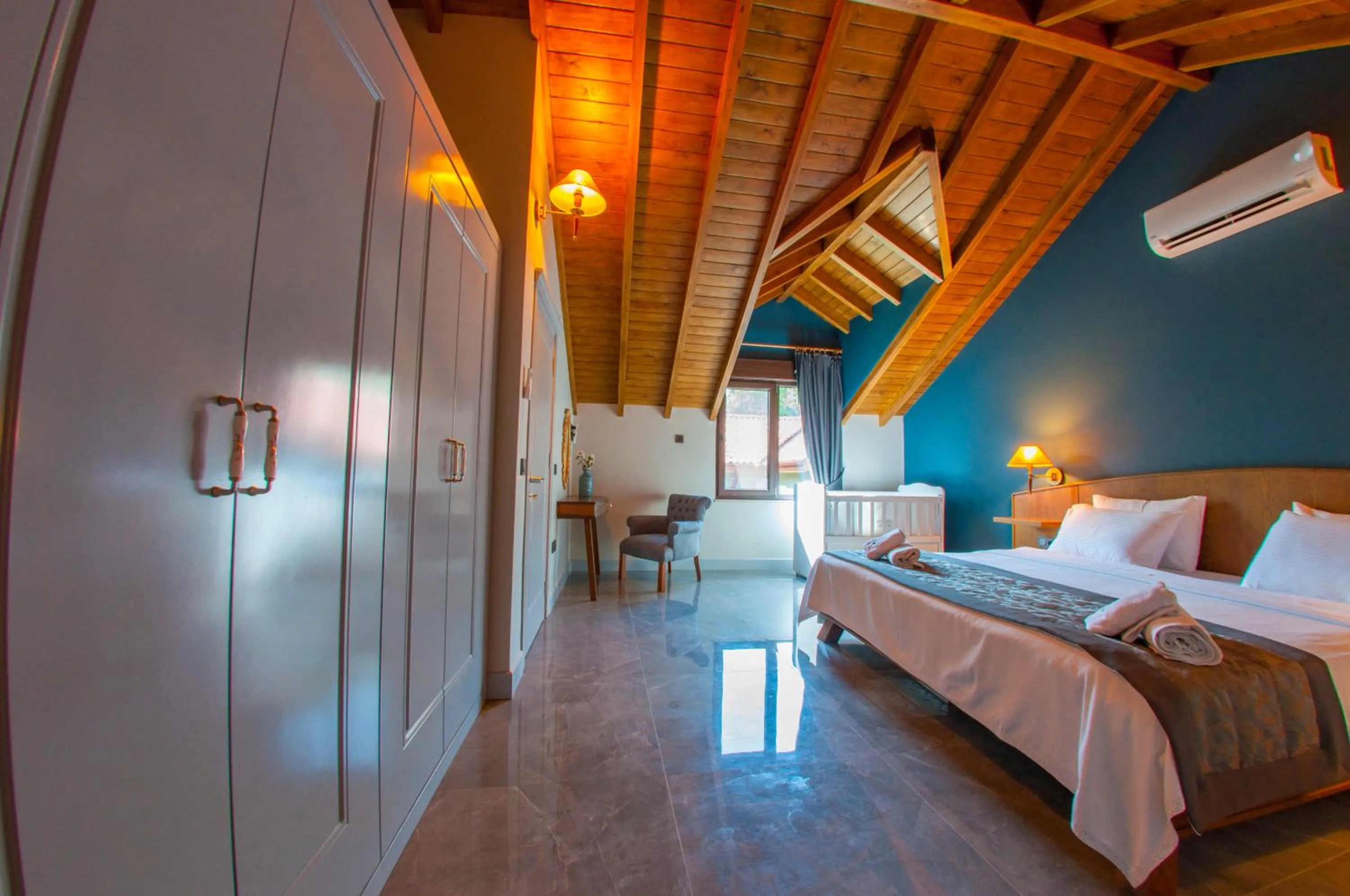 Bed in Villa Kirkpinar Sapanca