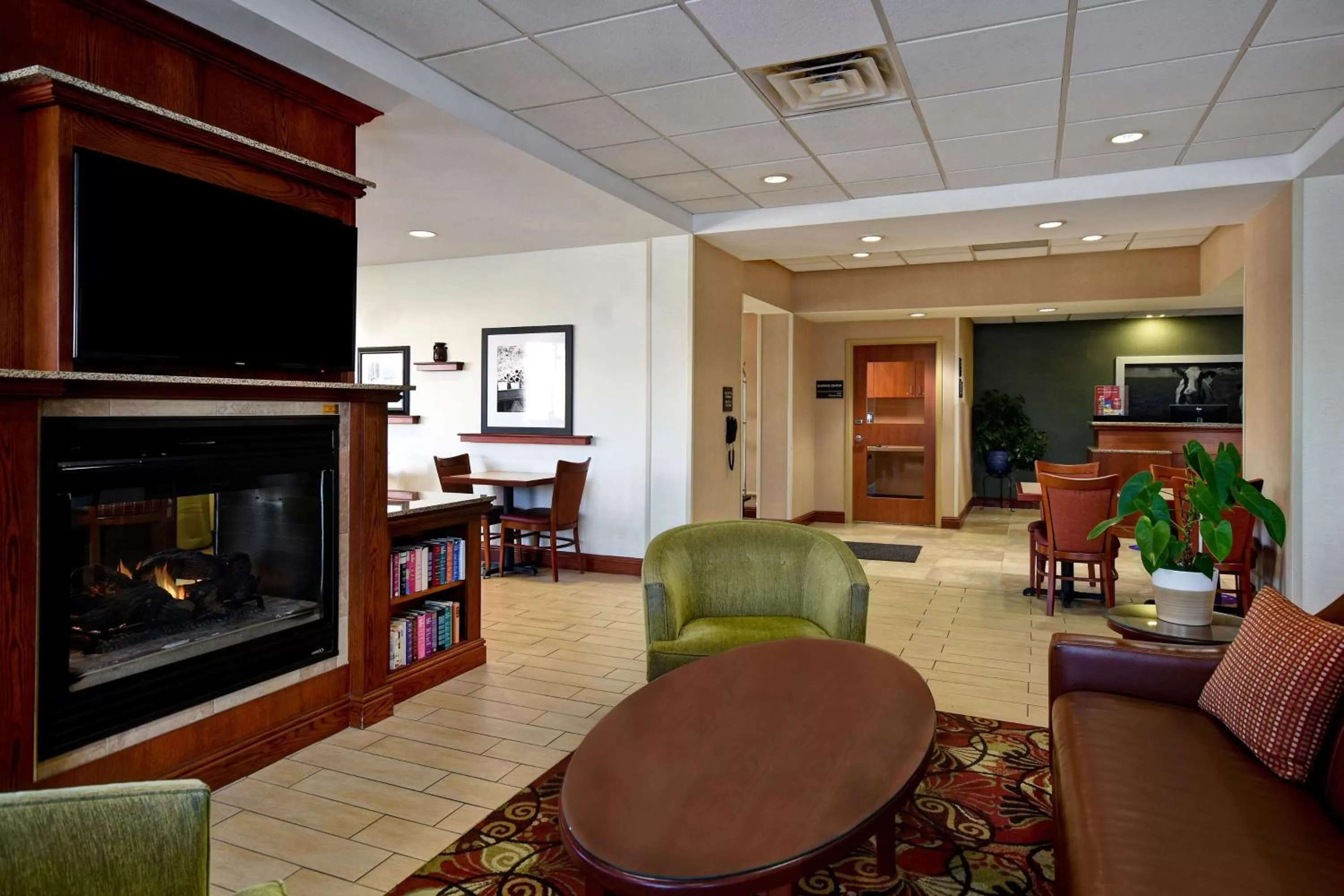 Lobby or reception in Hampton Inn Rutland/Killington