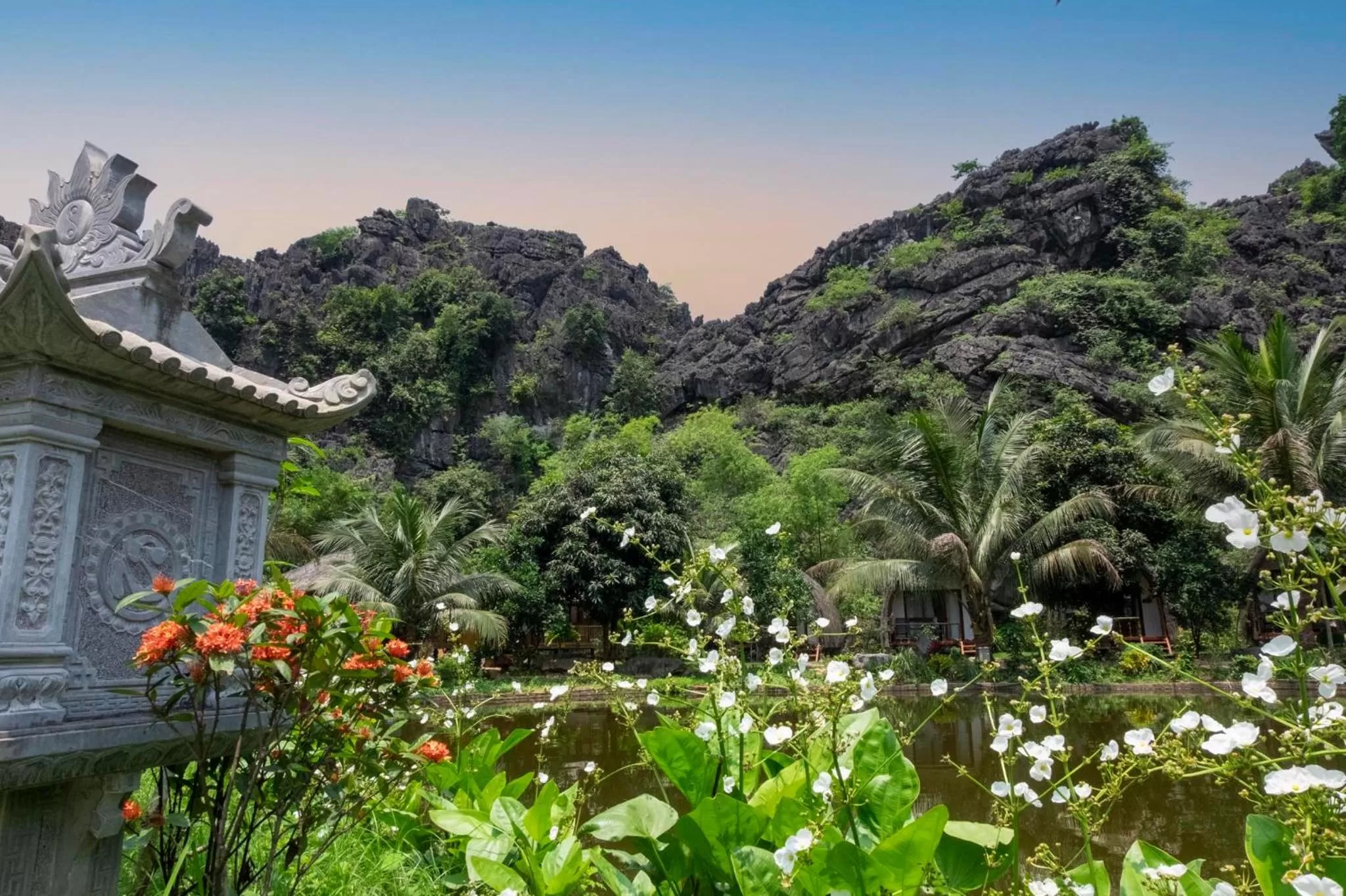 Pool View in Fairy Mountain Retreat