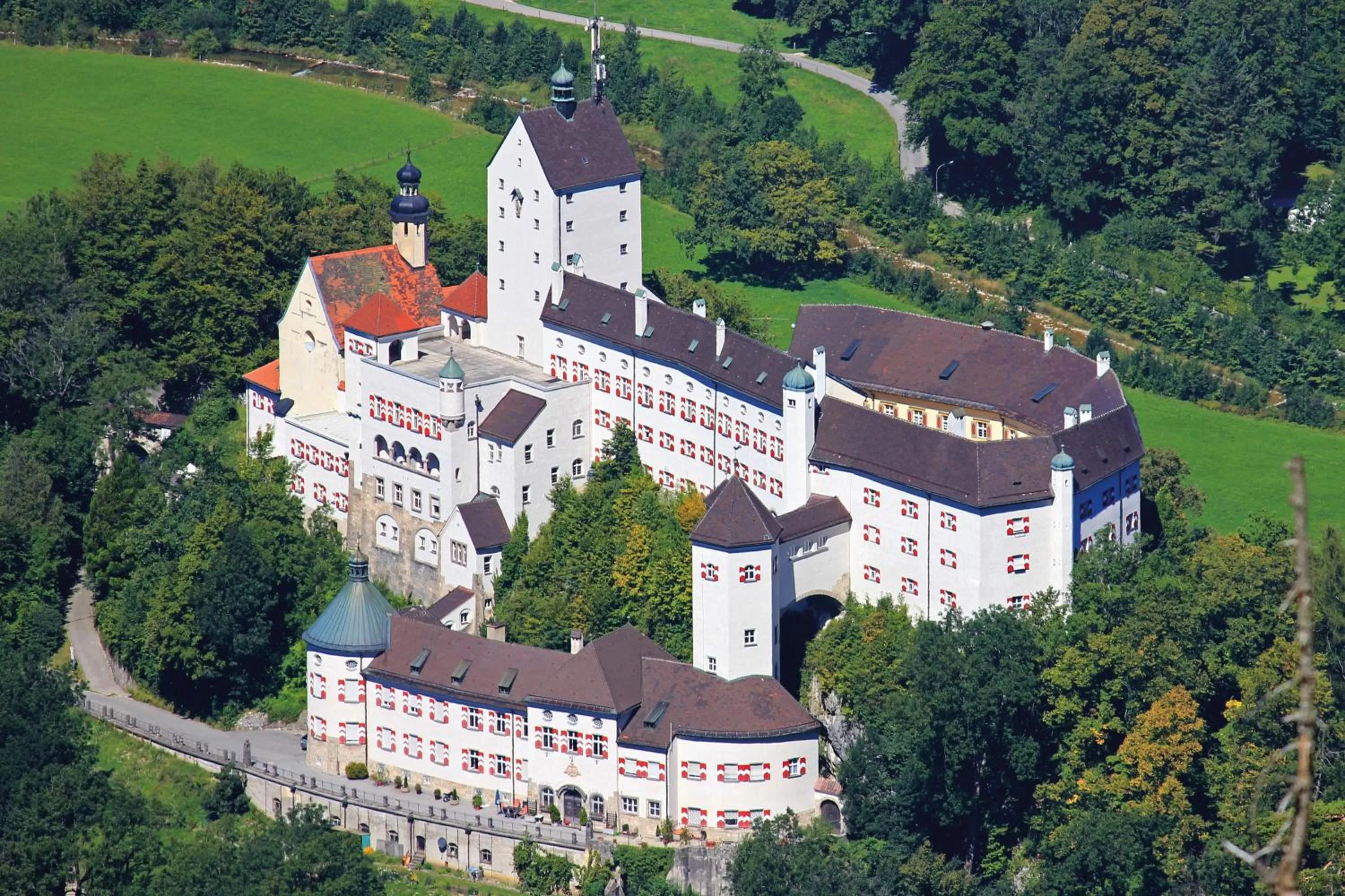 Nearby landmark, Bird's-eye View in Hotel Hohenaschau