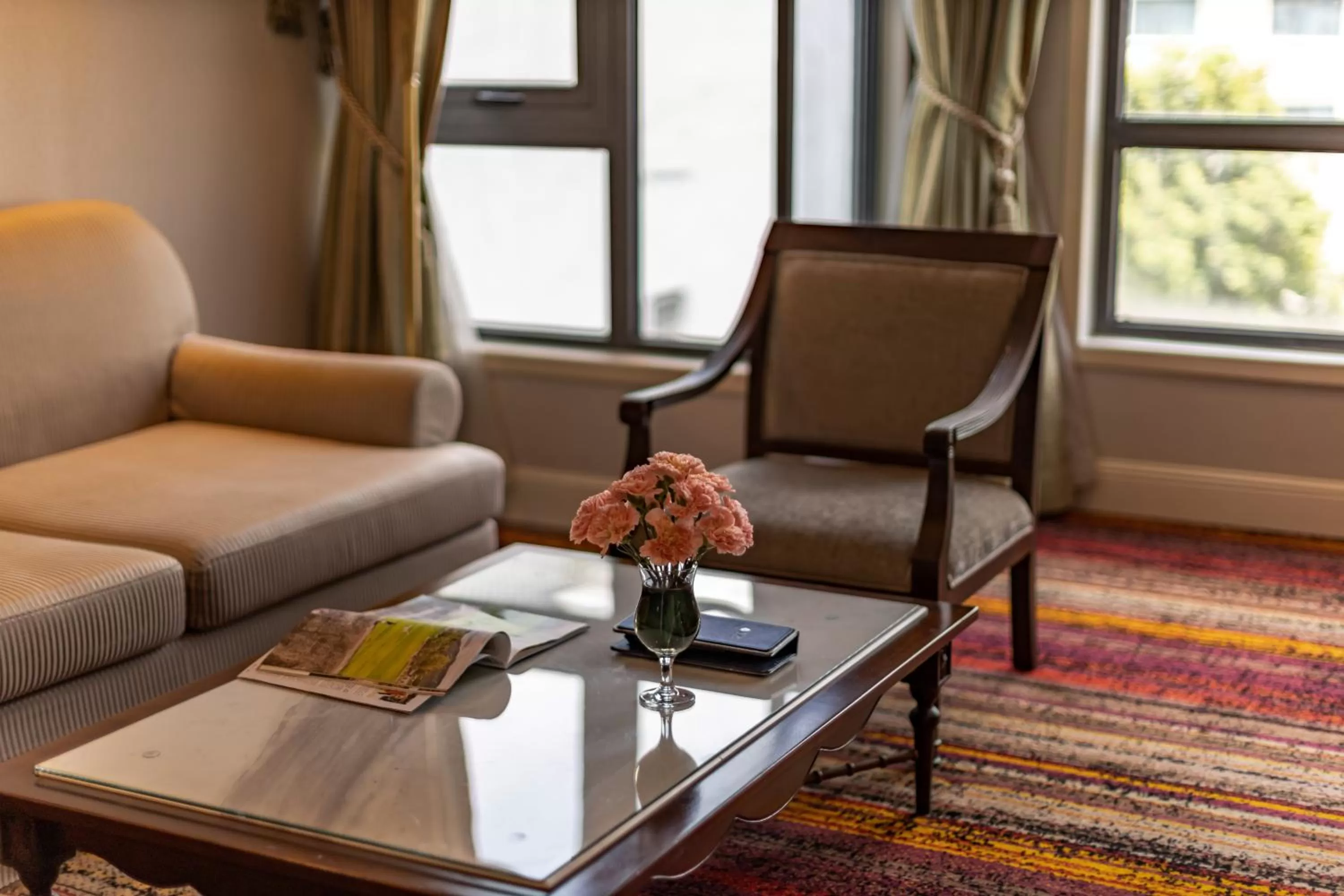 Living room in The Lapis Hotel