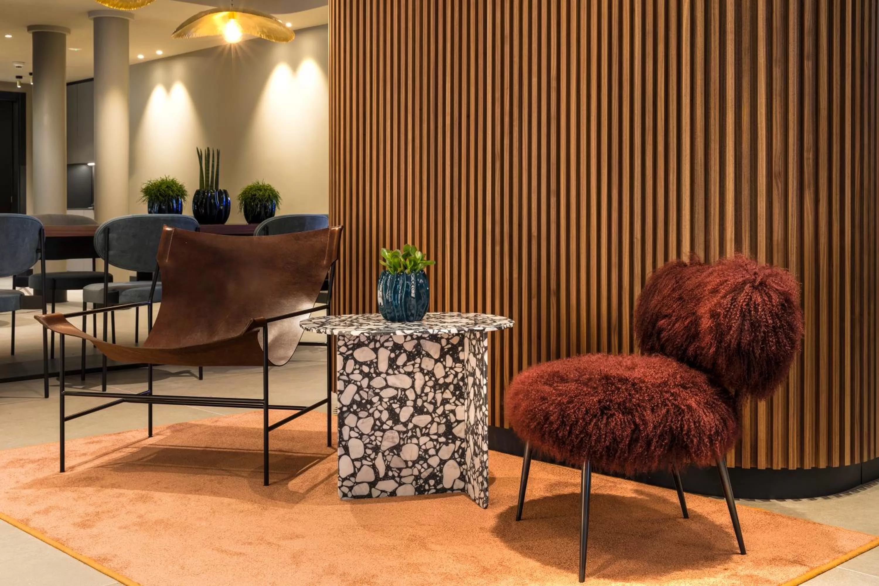 Seating area in LUGANODANTE Boutique & Lifestyle Hotel