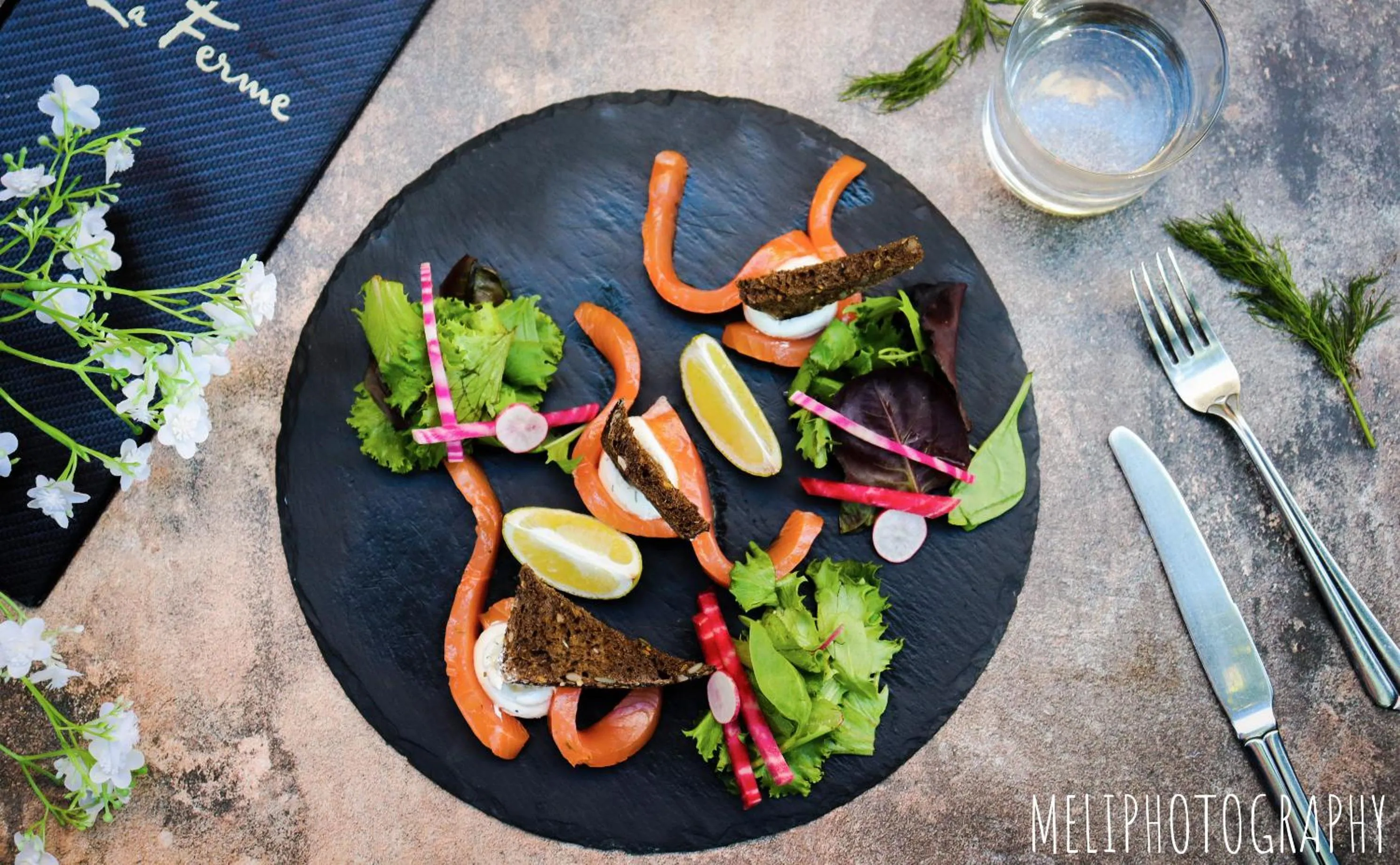 Food in Logis Hotel la Ferme