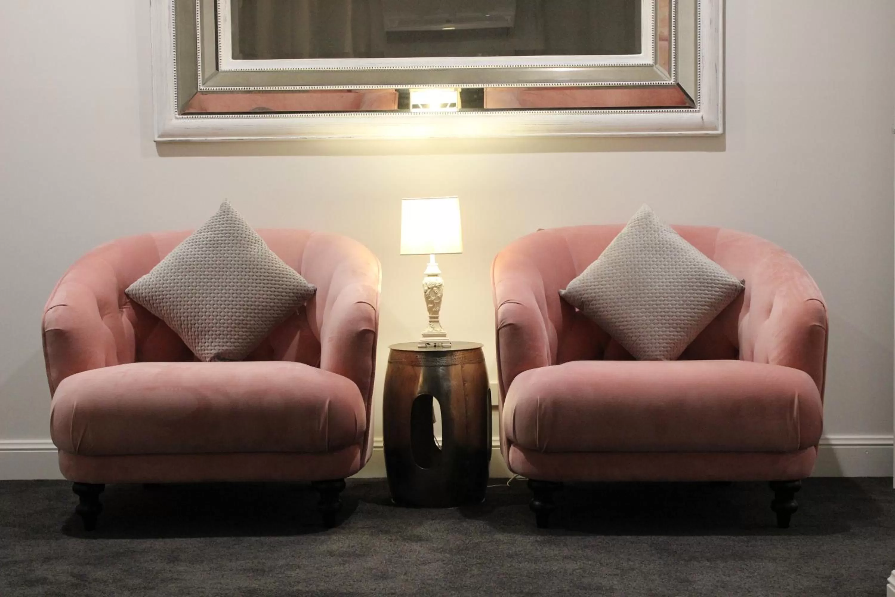 Seating area in Pirralilla Estate Adelaide Hills