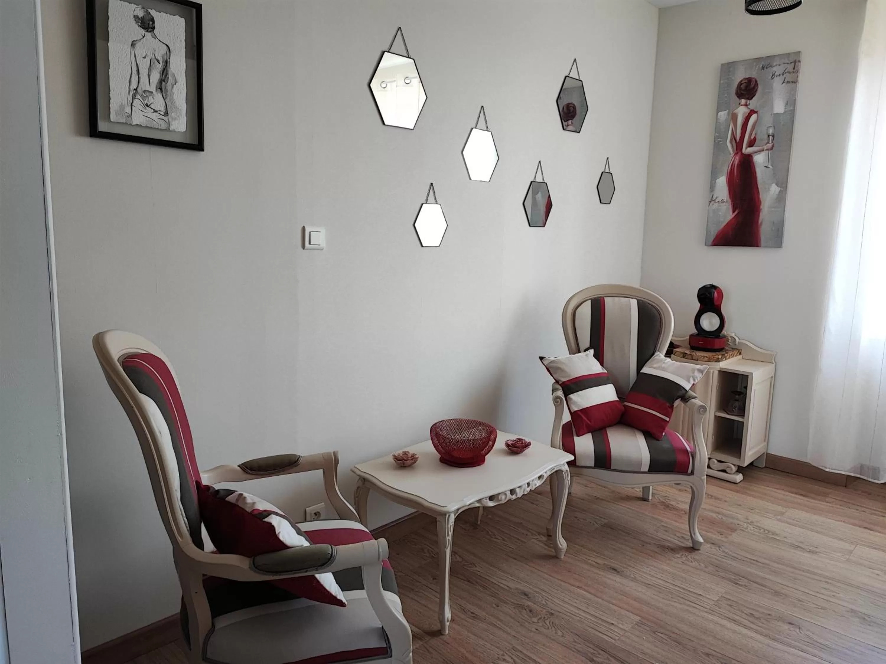 Living room, Seating Area in Chambres d'Hôtes "Les Hauts Vents"