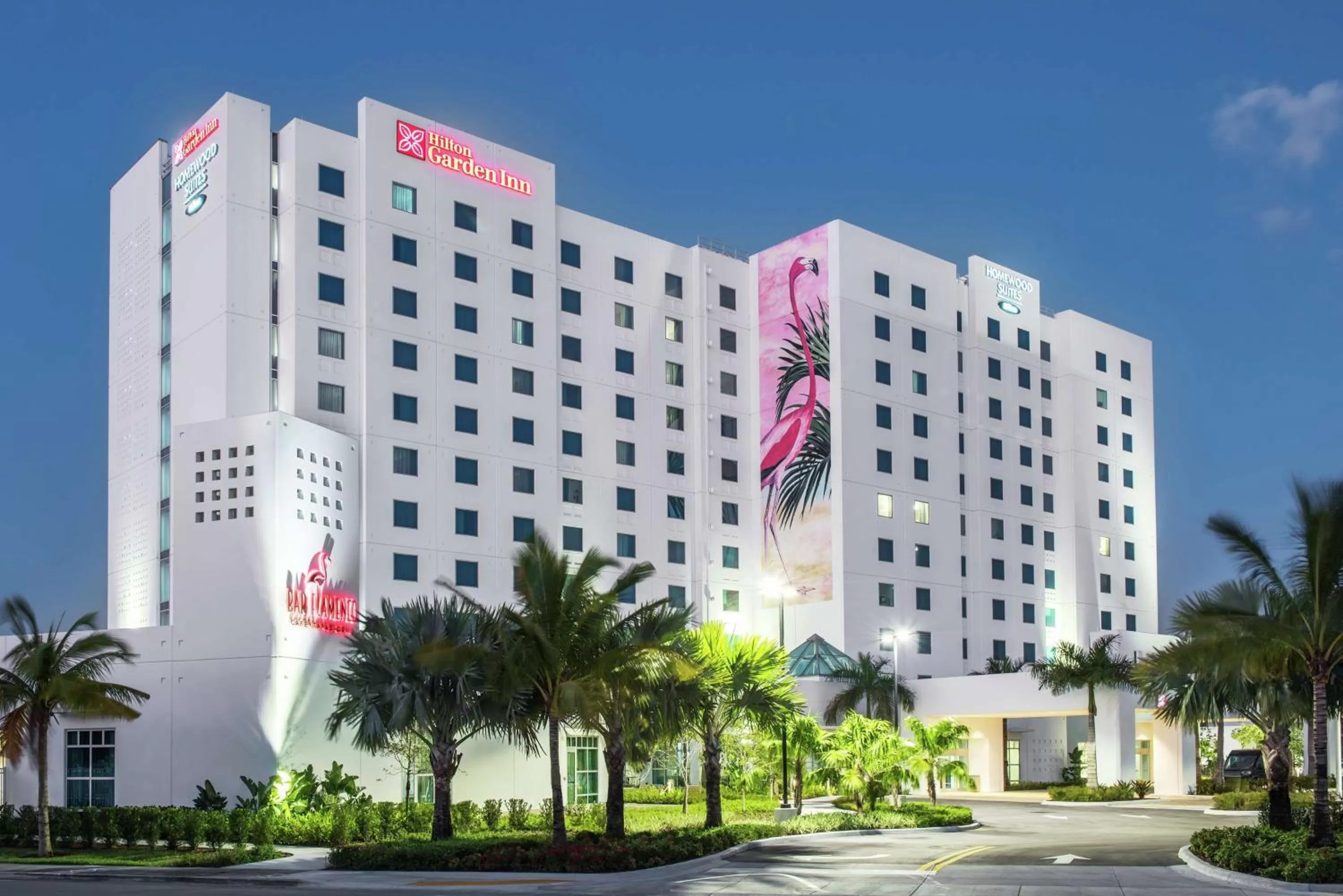 Property building in Hilton Garden Inn Miami Dolphin Mall