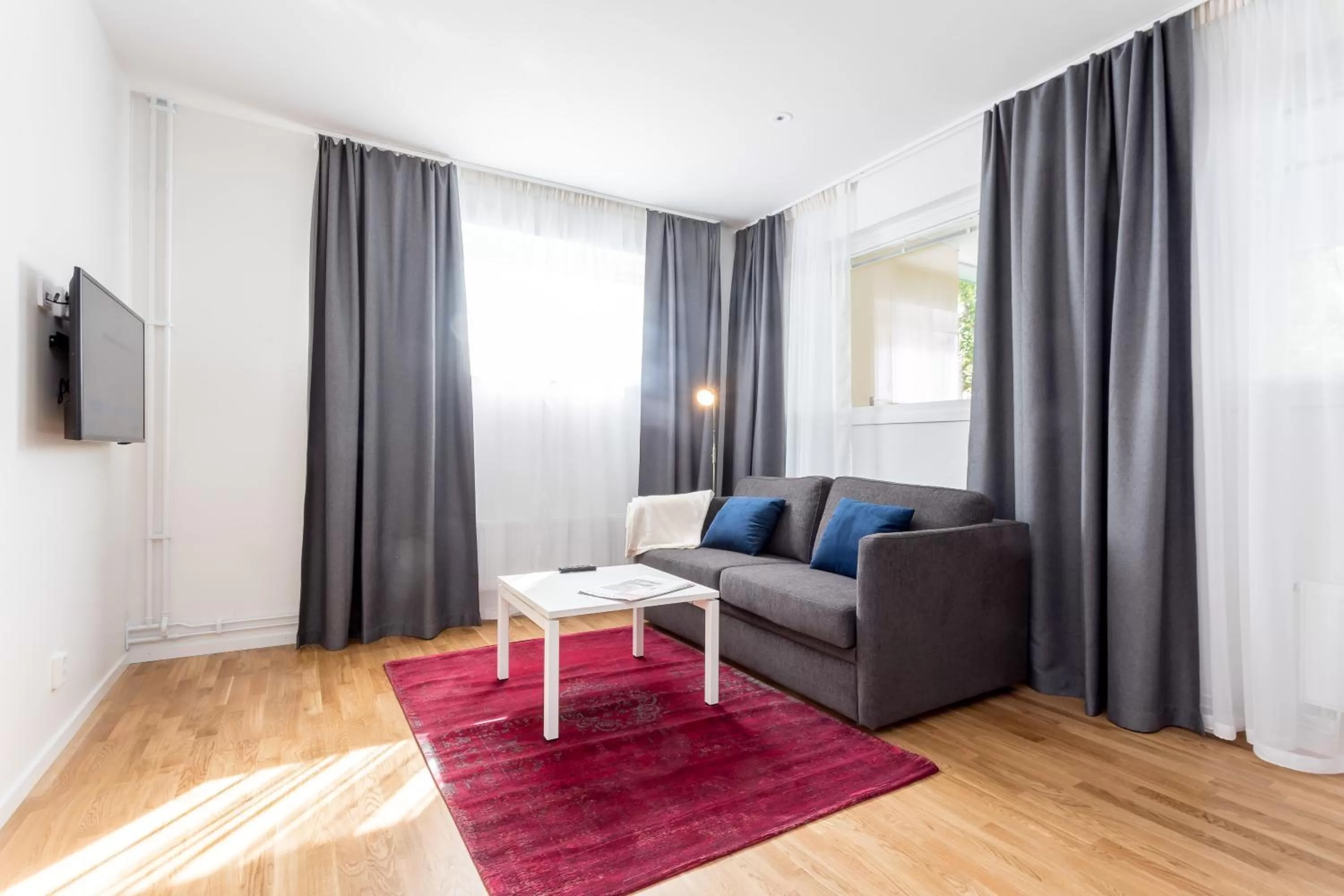 Living room in ApartDirect Sundbyberg