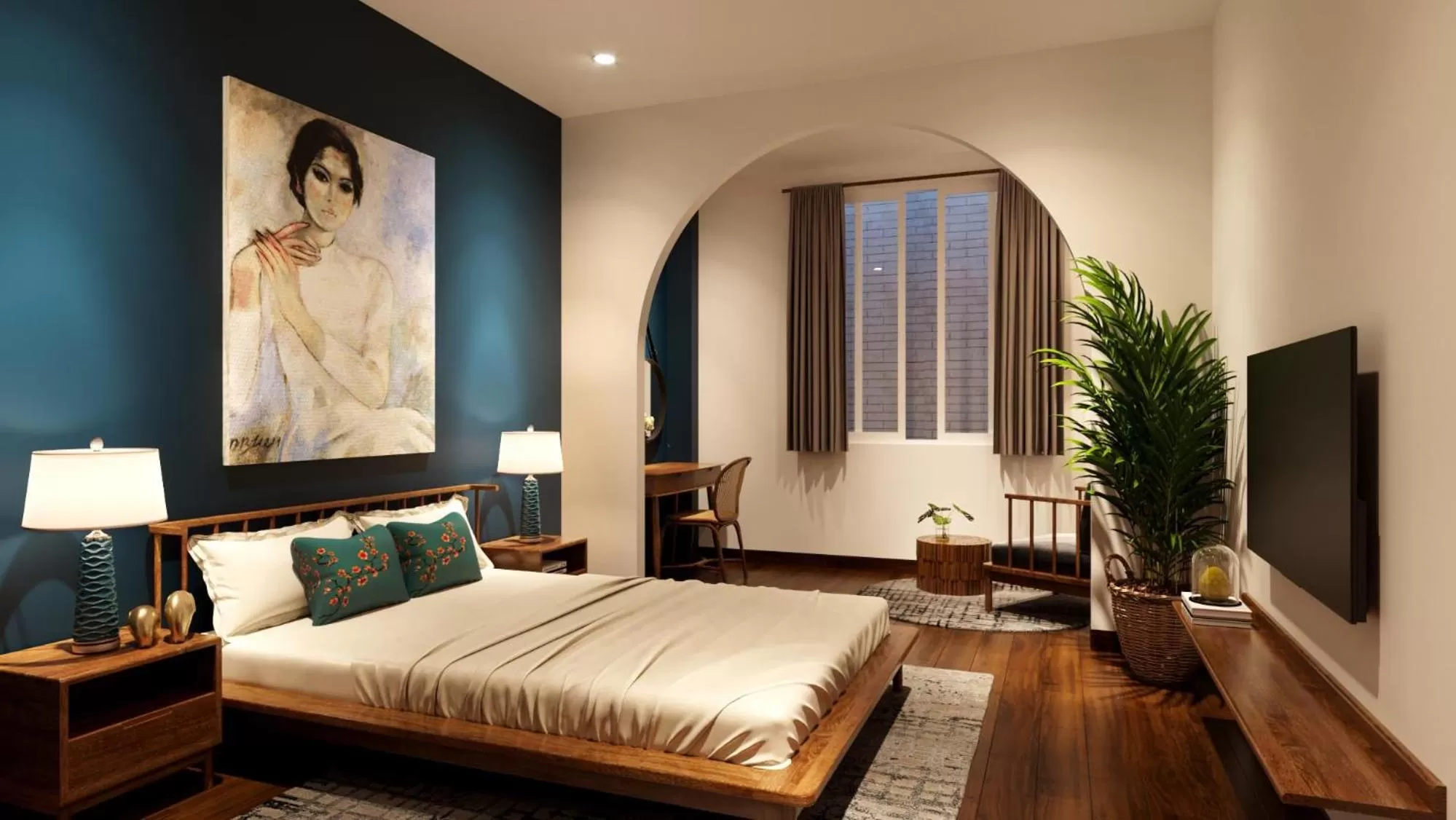 Bed in Chez Mimosa Local - Free Laundry