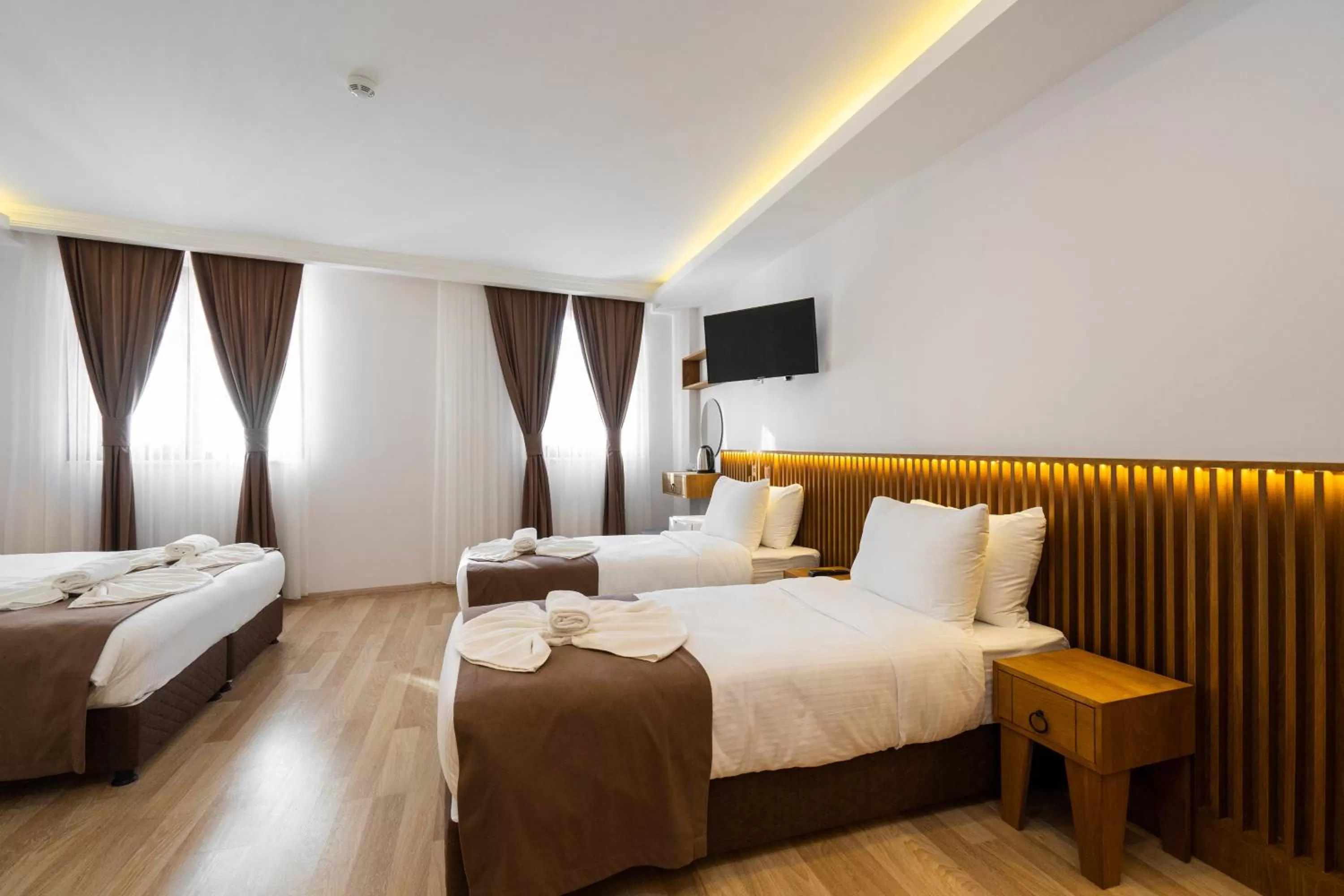 Bed in Castillo Rojo Hotel Istanbul