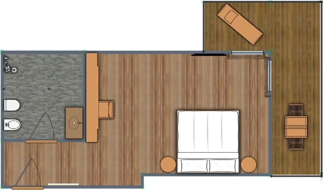 Deluxe Twin Room in Cristallo Sport & Wellness Hotel