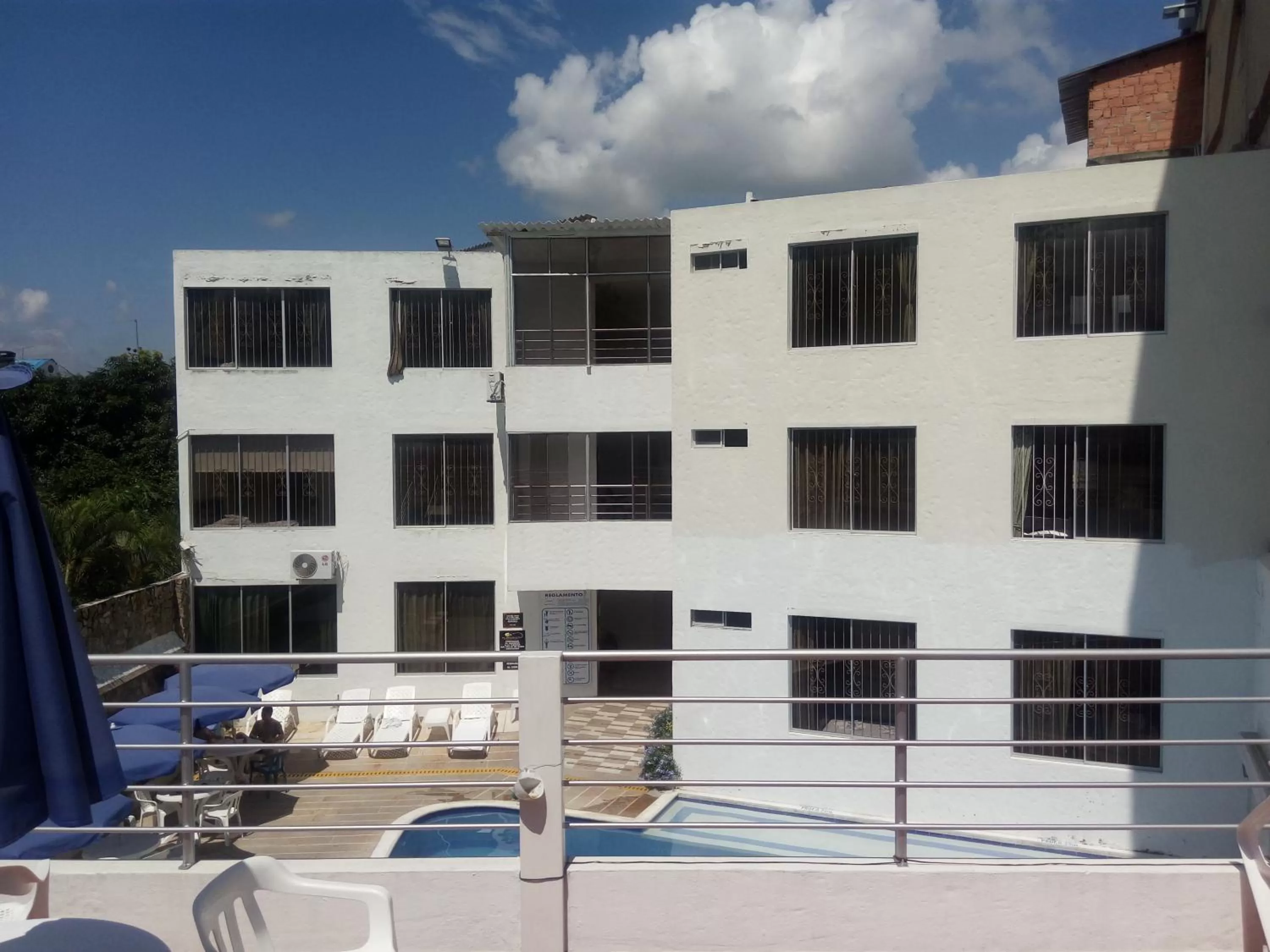 On site in Blue Star Hotel