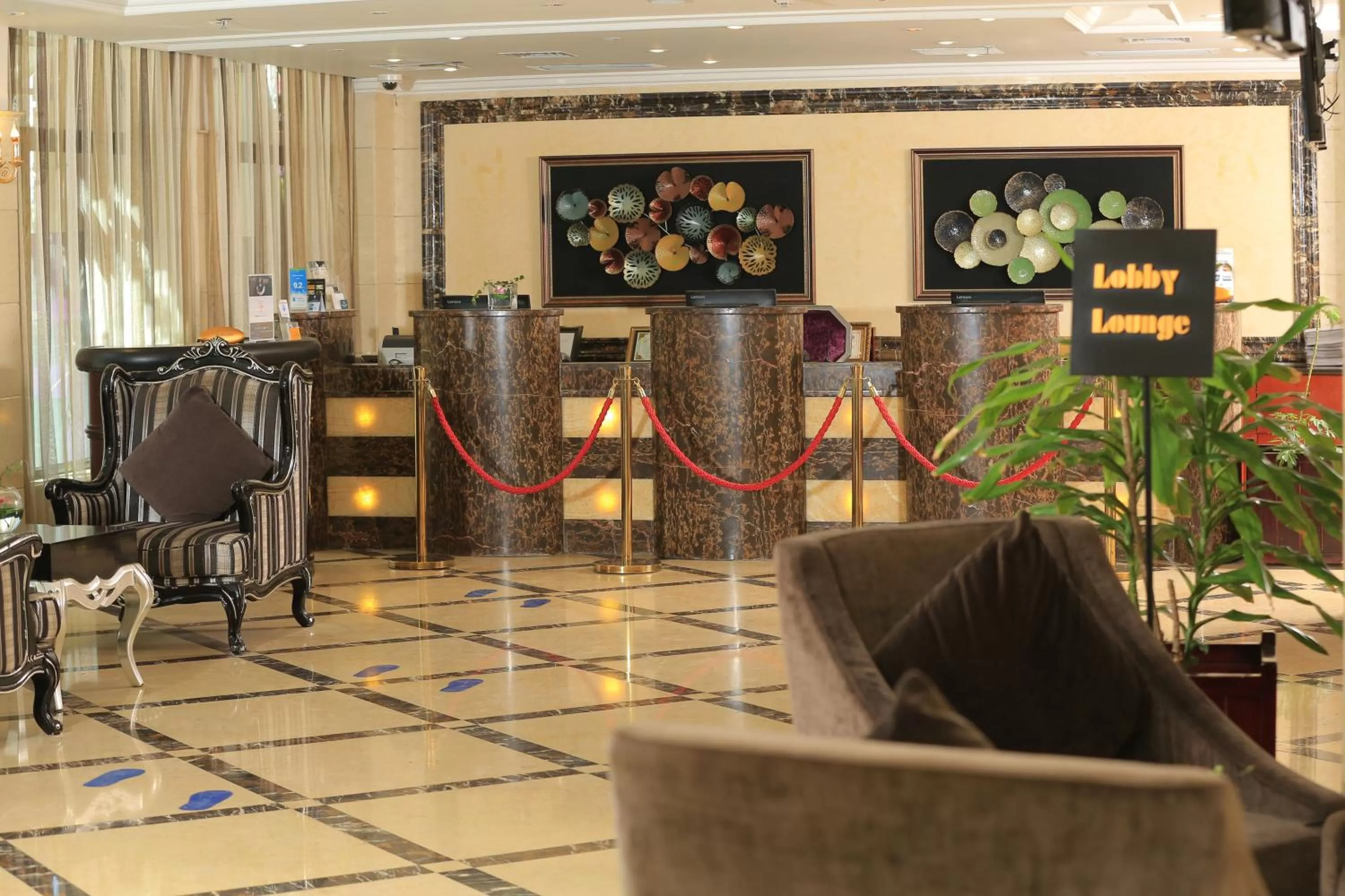 Lobby or reception in Golden Tulip Addis Ababa