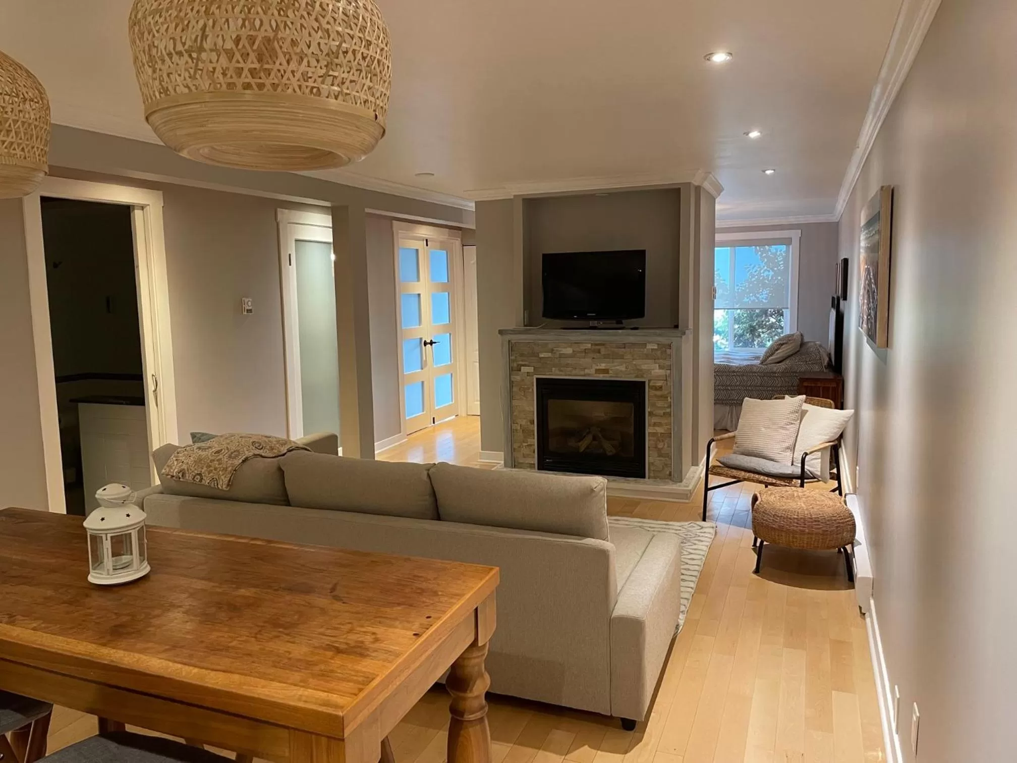 Living room in Les Chambres Roses