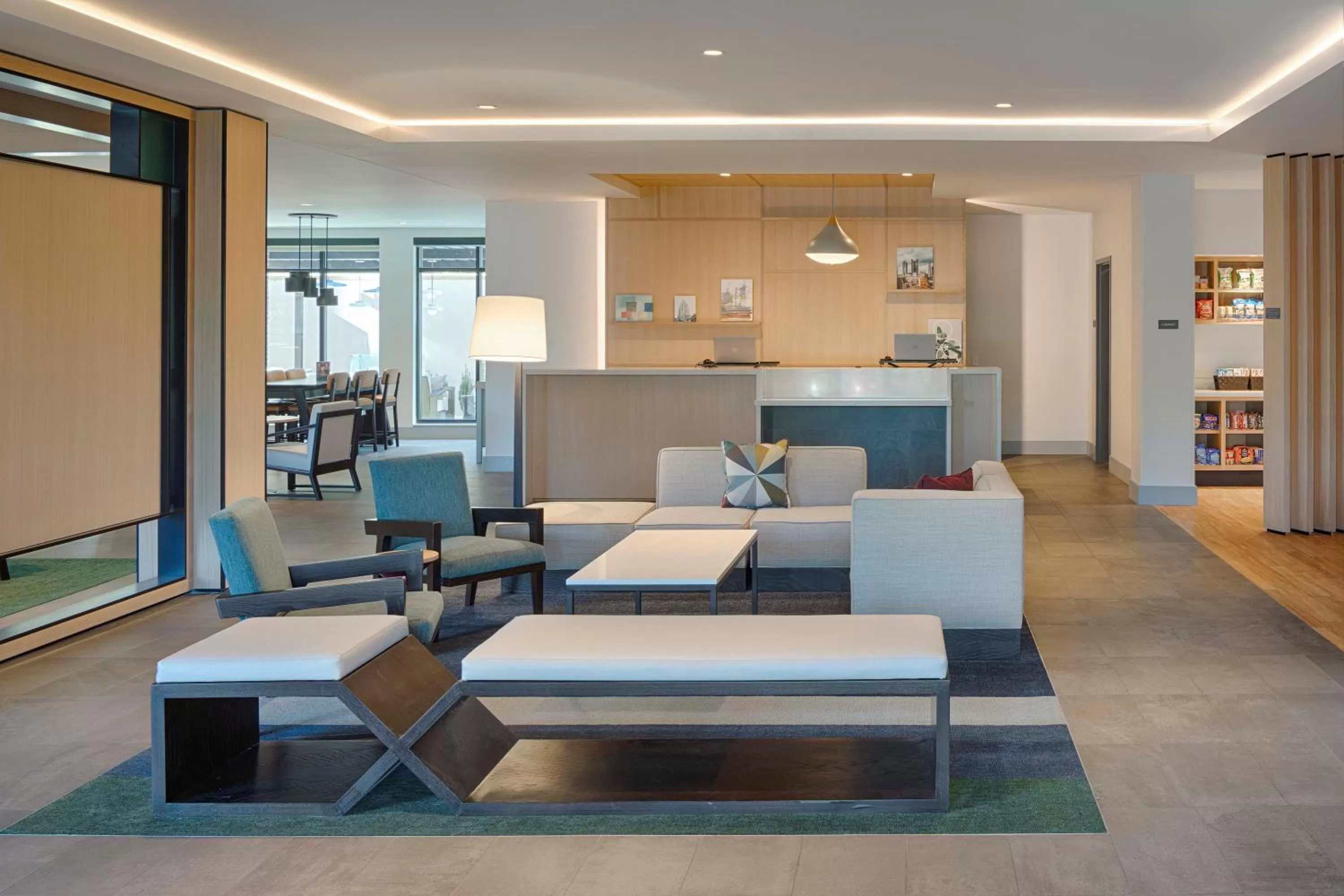 Lobby or reception in Hyatt House Columbus OSU Short North