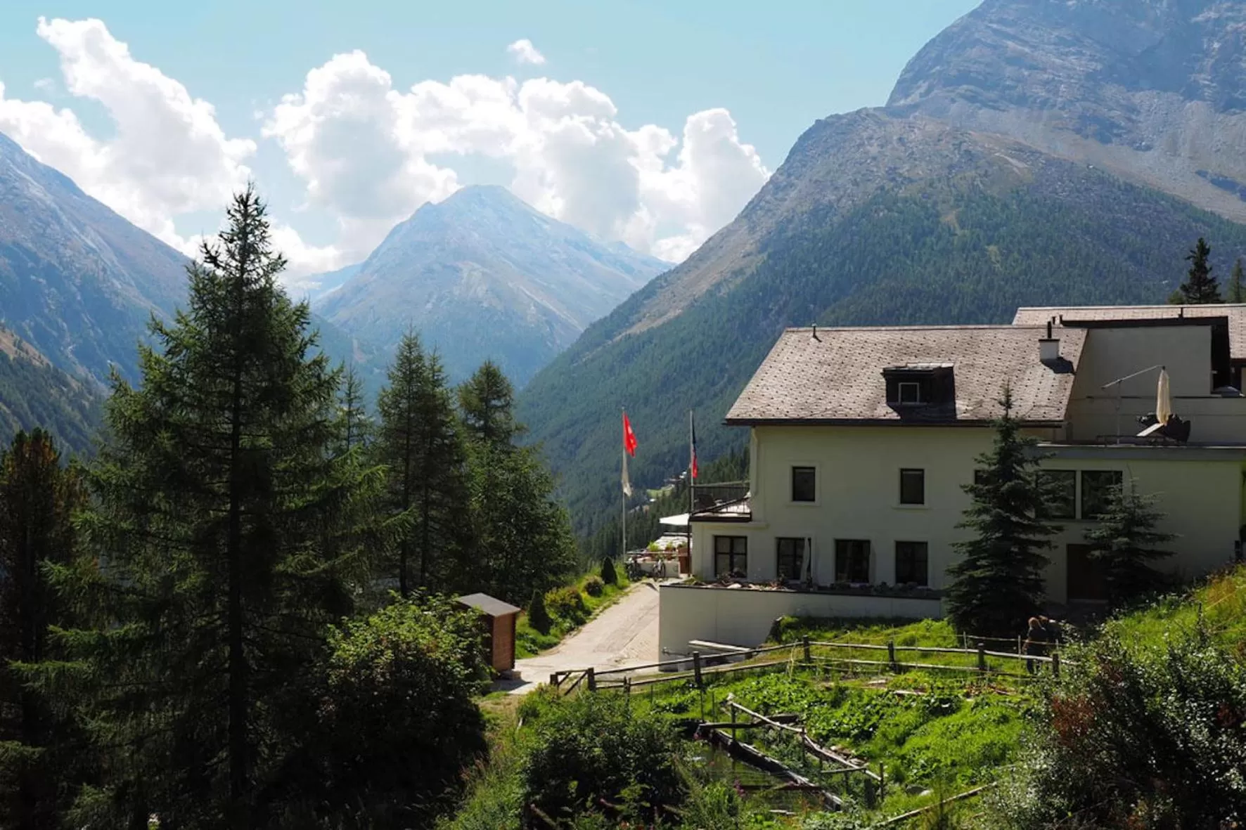 Property building, Mountain View in Waldhotel Fletschhorn Saas-Fee