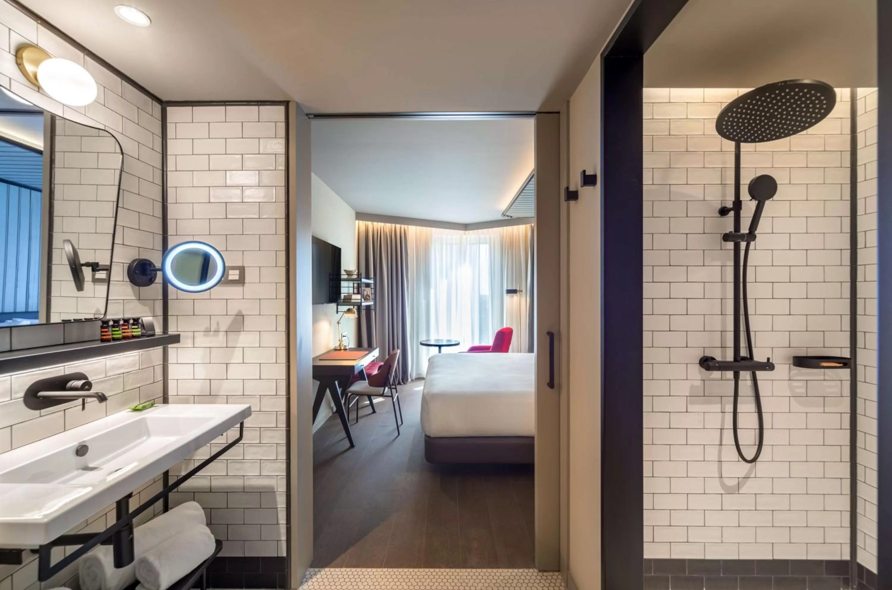 Bathroom in Canopy by Hilton Madrid Castellana