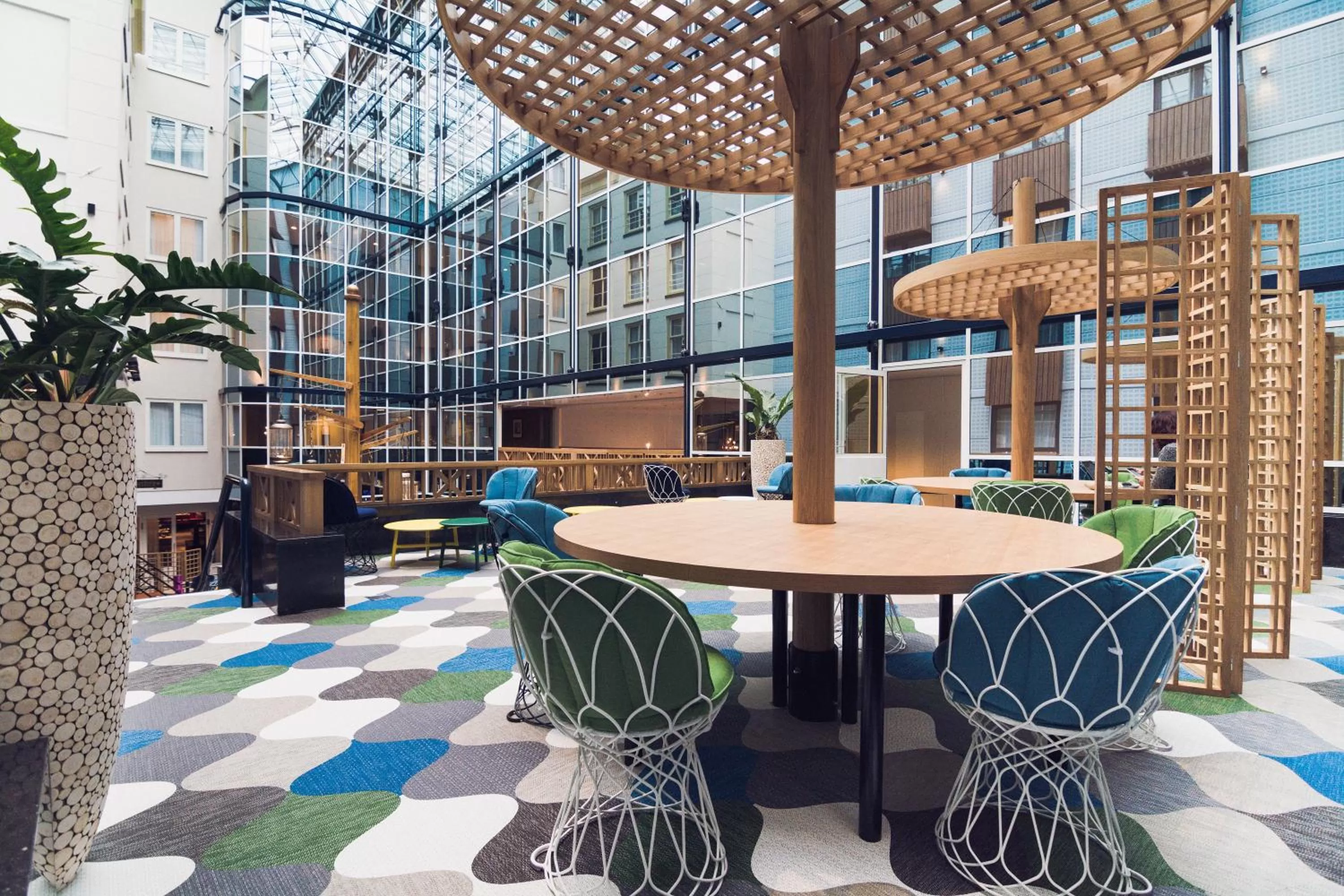 Patio in Radisson Blu Hotel, Amsterdam City Center