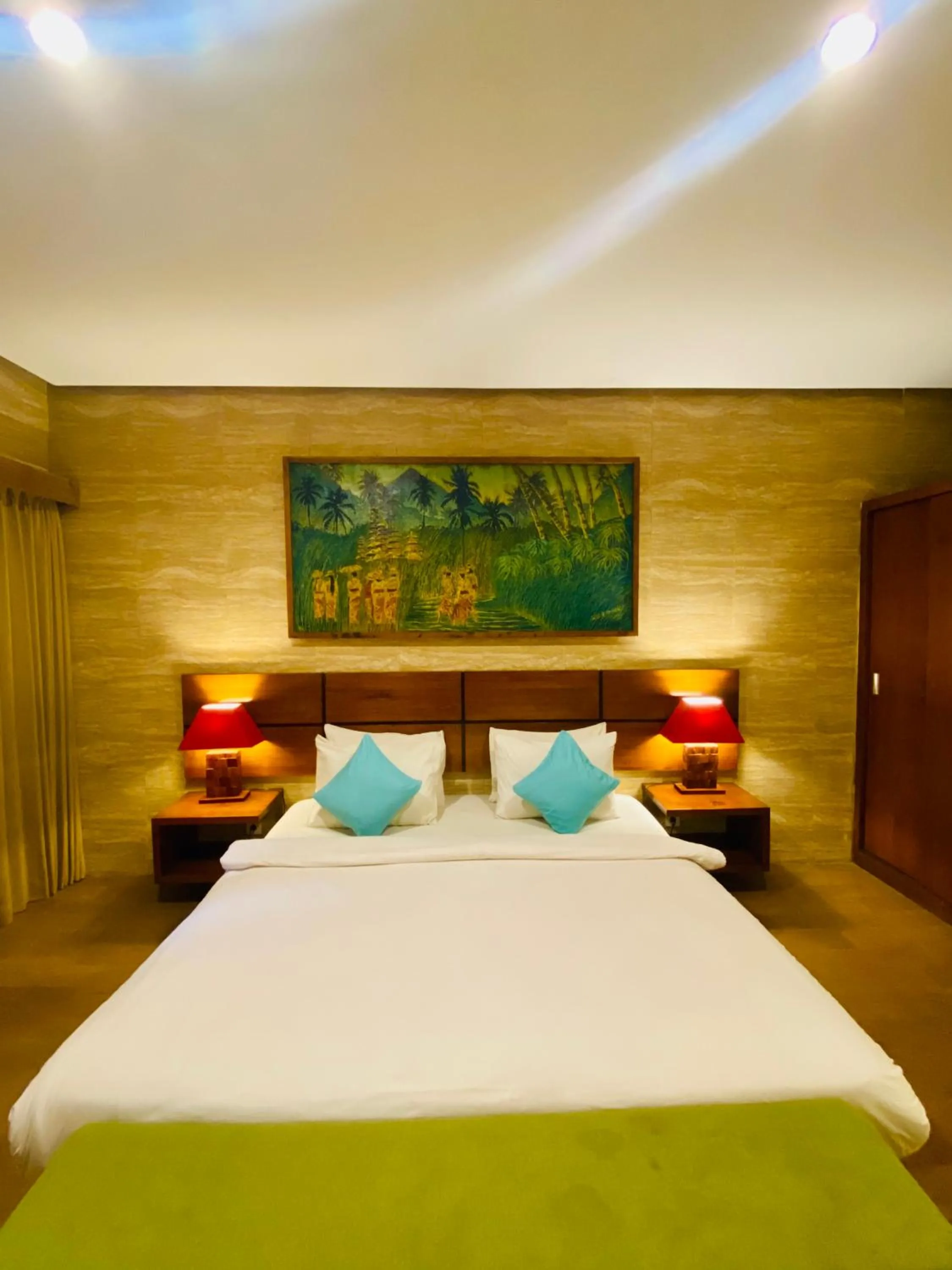 Bed in The Green Zhurga Suite Seminyak