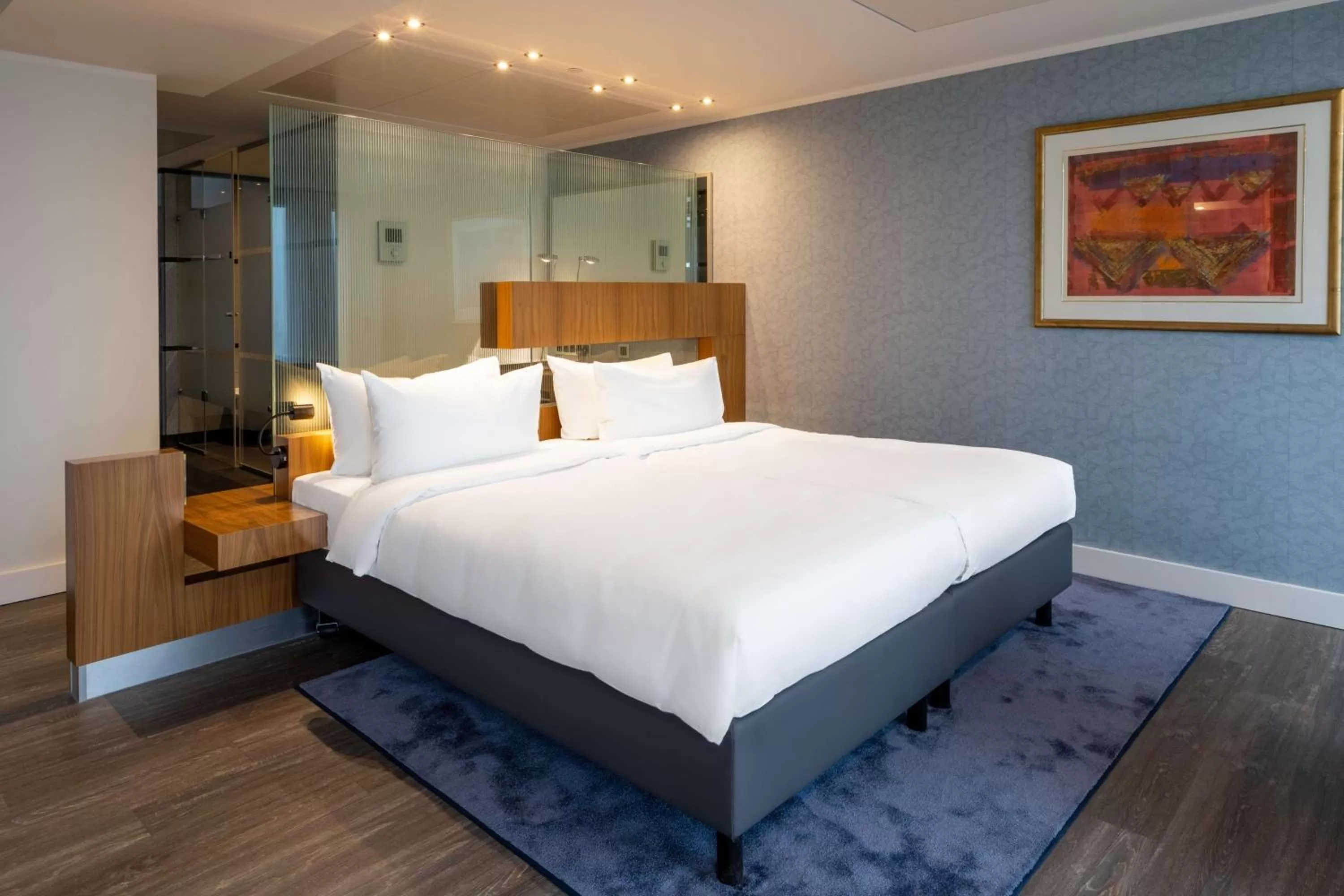 Photo of the whole room, Bed in Radisson Blu Hotel Erfurt