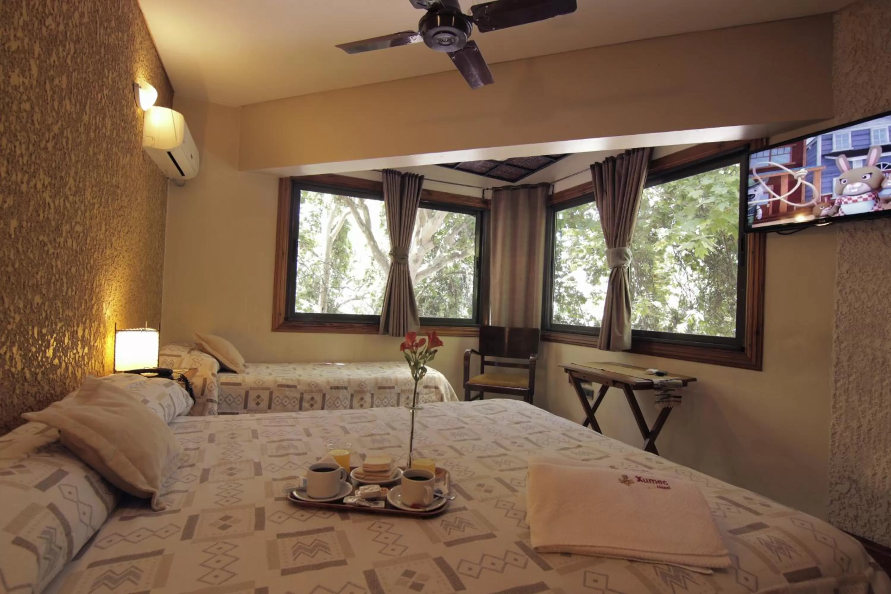 TV and multimedia, Bed in Hotel Xumec Mendoza Centro