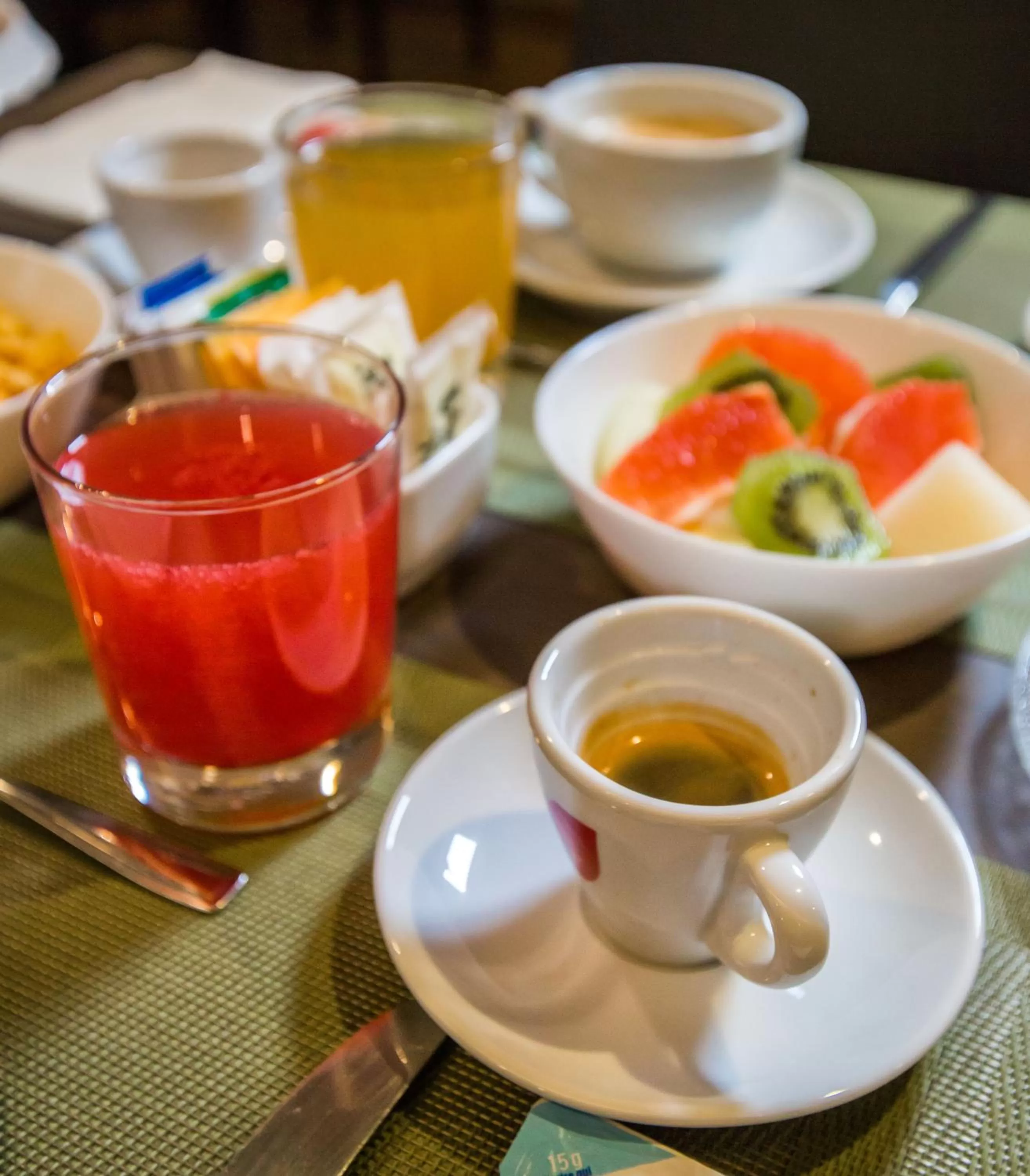 Food and drinks in Hotel Europa Art Caserta