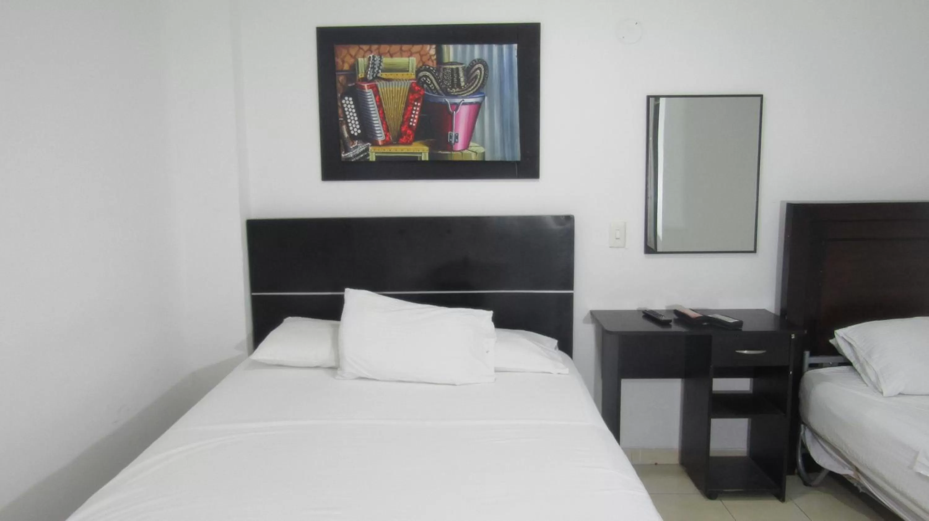 Bed in Hotel Nuevo Tio