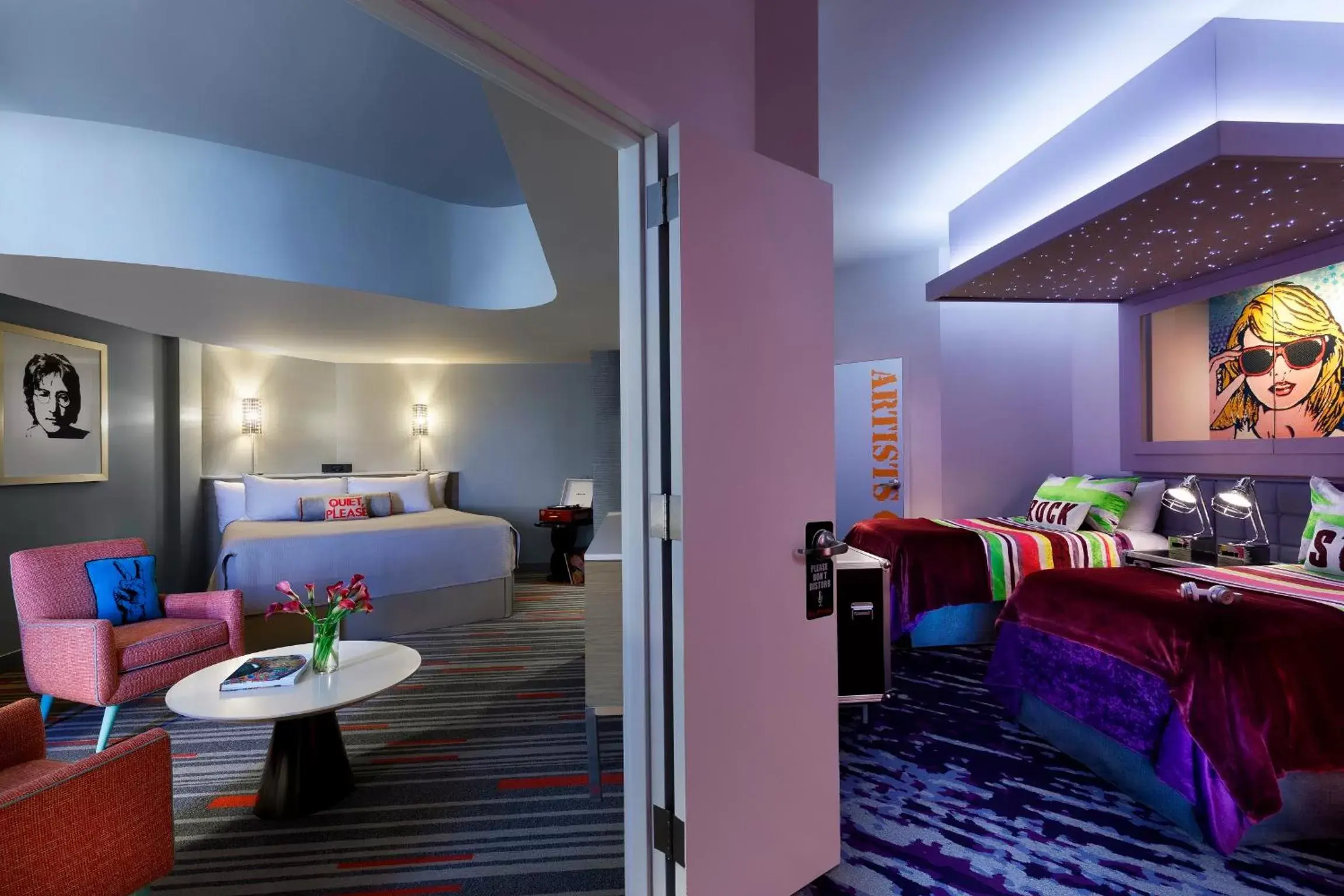Premium Two-Bedroom Suite - Future Rock Star Suite (Includes FREE^ Universal Express Unlimited) in Universal's Hard Rock Hotel® Premium Two-Bedroom Suite - Future Rock Star Suite (Includes FREE^ Universal Express Unlimited) in Universal's Hard Rock Hotel®