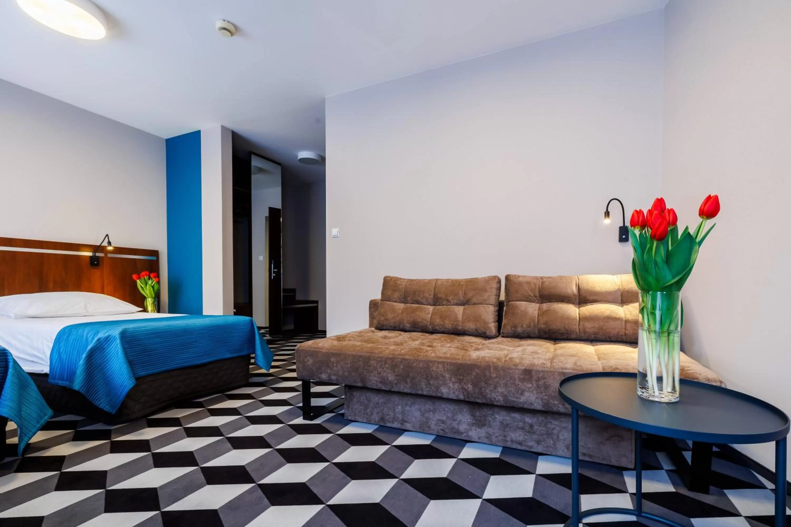 Bedroom, Bed in Hotel Wyspiański