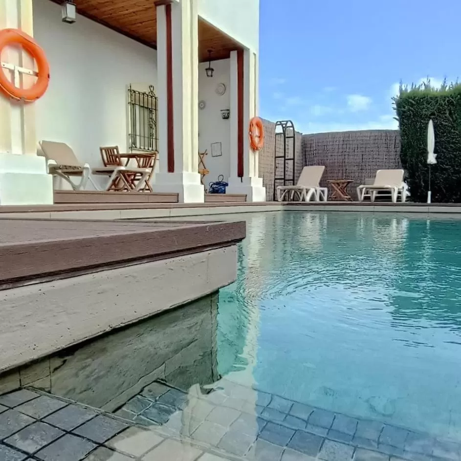 Swimming pool in La Luna Blanca