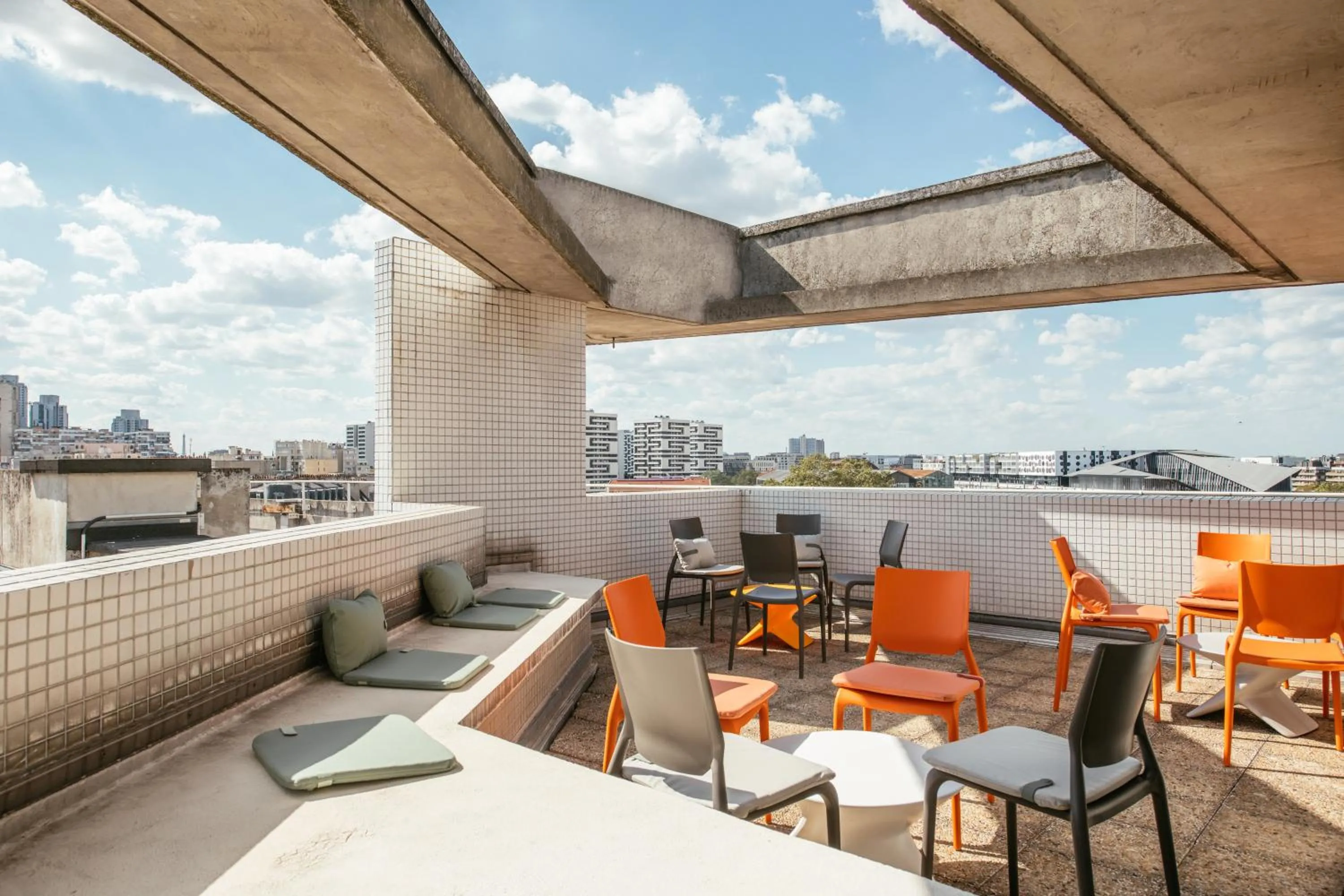 Patio in Aparthotel Adagio Access Paris La Villette