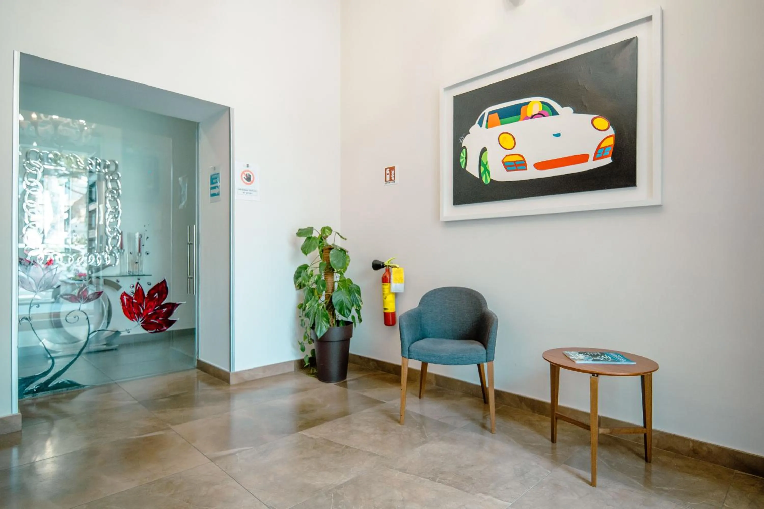 Lobby or reception in Hotel Bruman Salerno