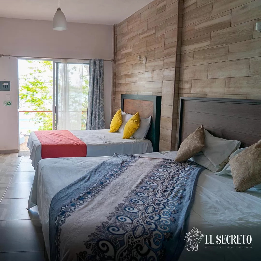 Bed in Hotel Secreto Frente a Laguna Bacalar - Opciones Todo Incluido