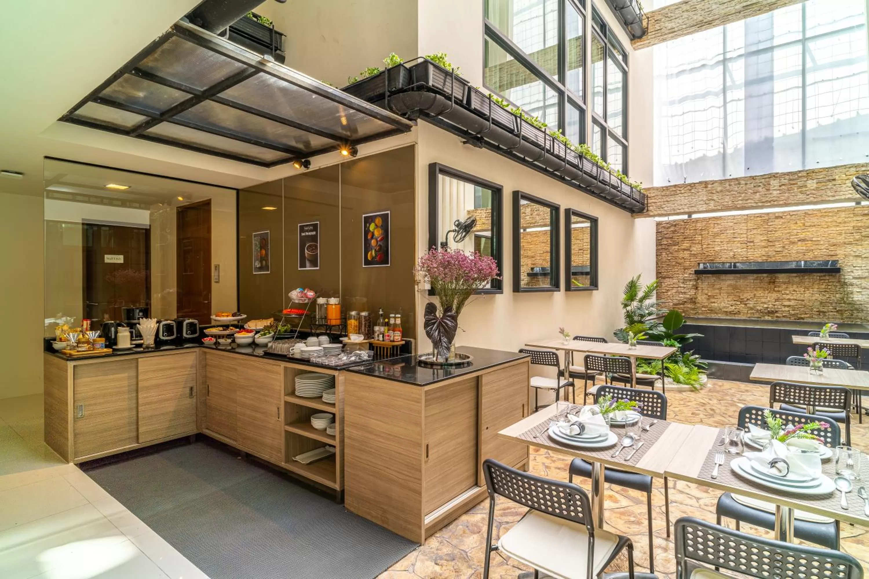 Dining area in Amber Boutique Silom