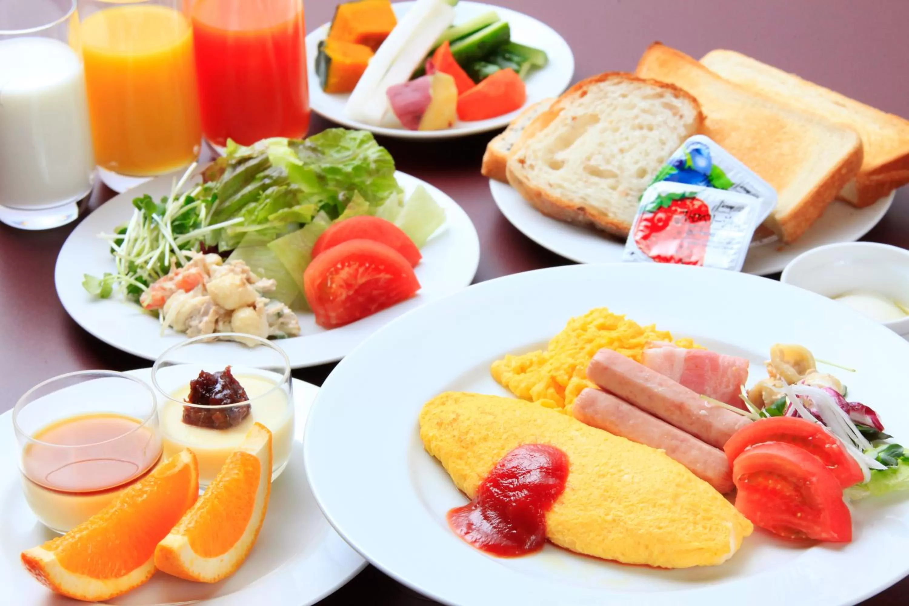 Buffet breakfast in Quintessa Hotel Ogaki