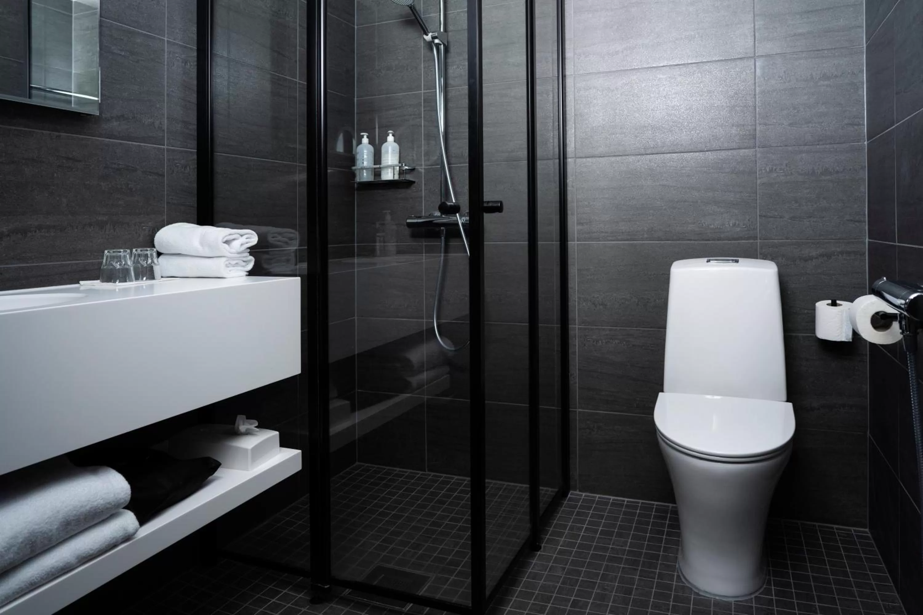 Shower in Break Sokos Hotel Bomba