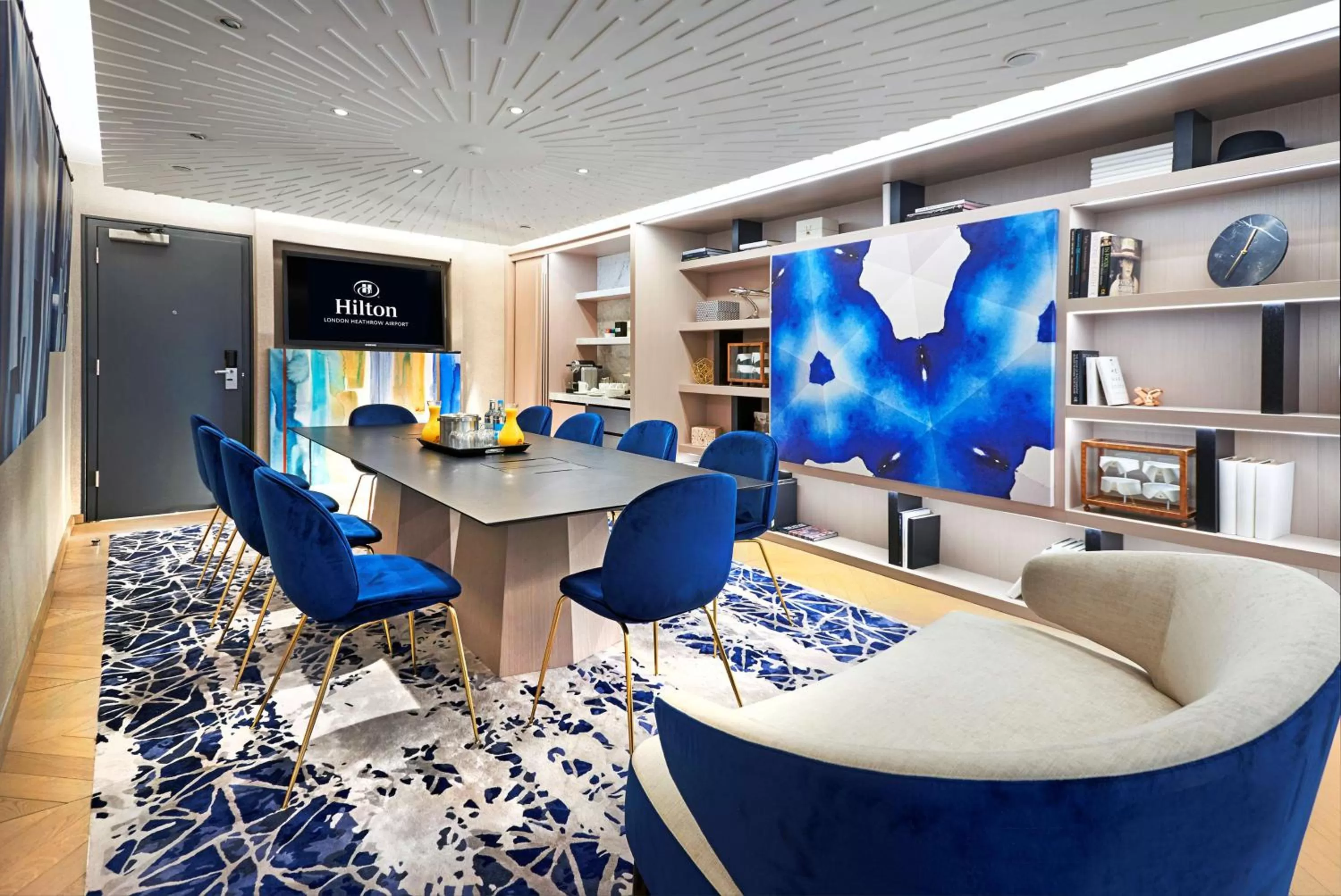 Meeting/conference room in Hilton London Heathrow Airport