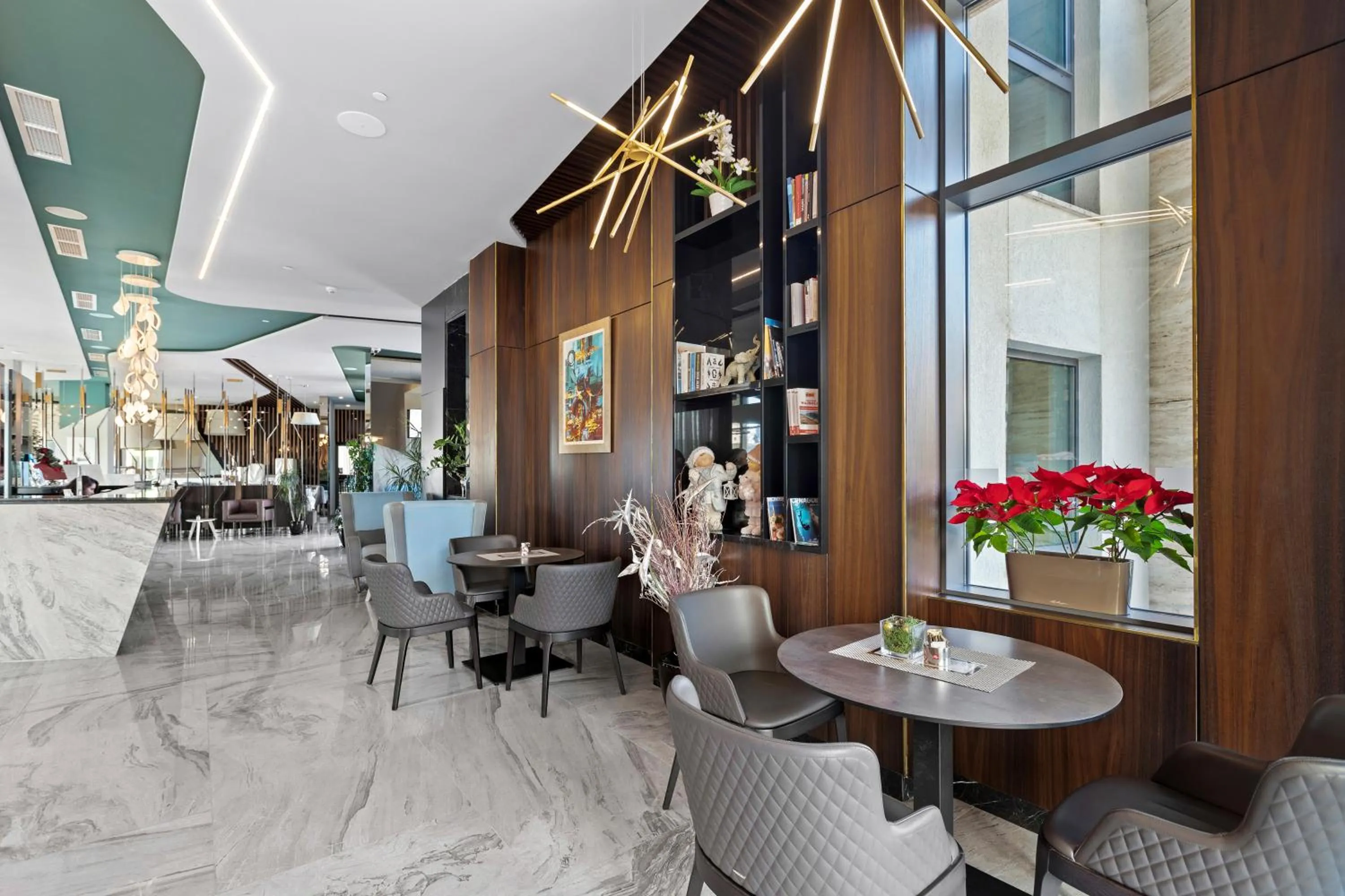 Seating area in Hotel Bracera