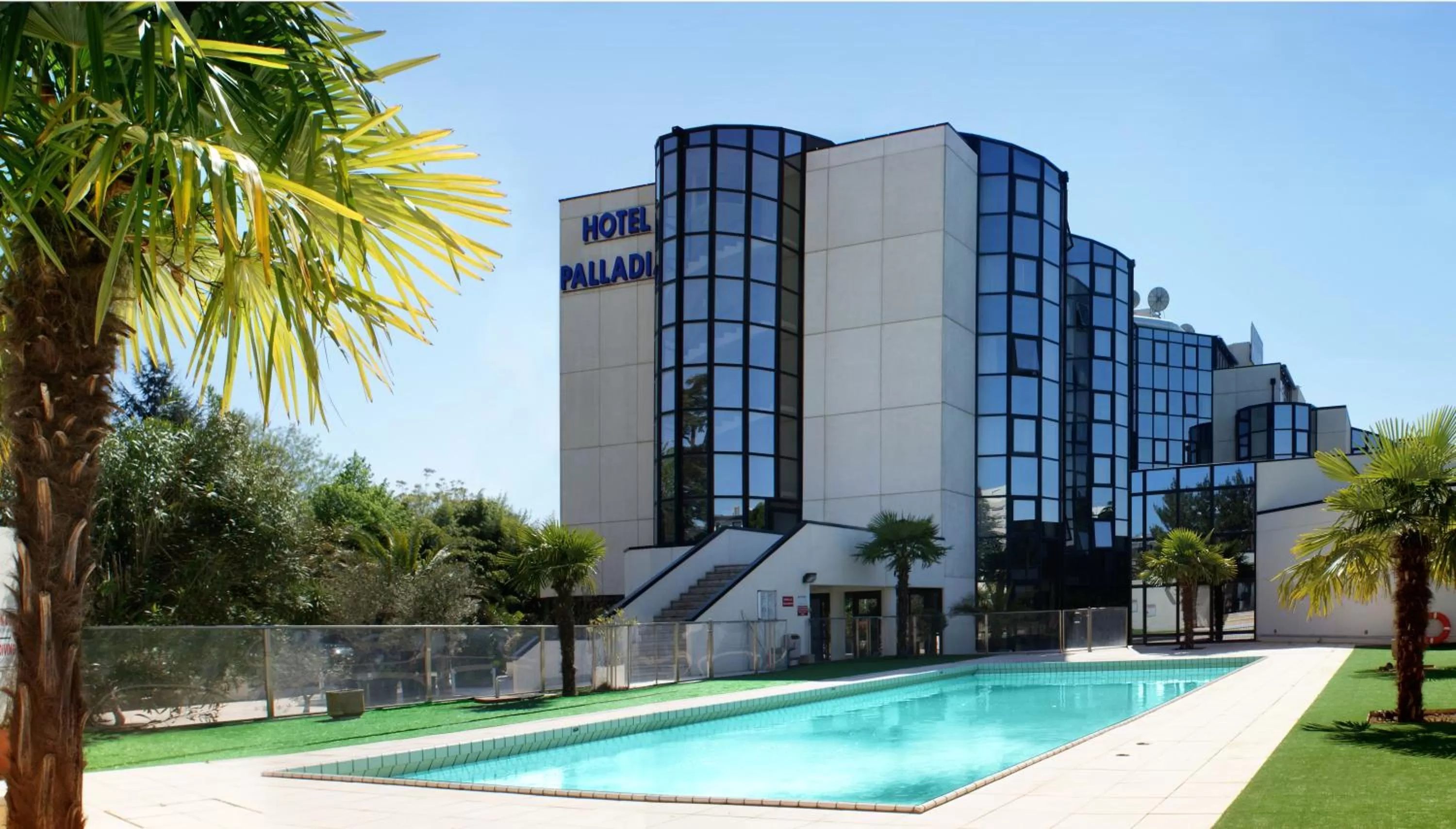 Garden in Hotel Palladia