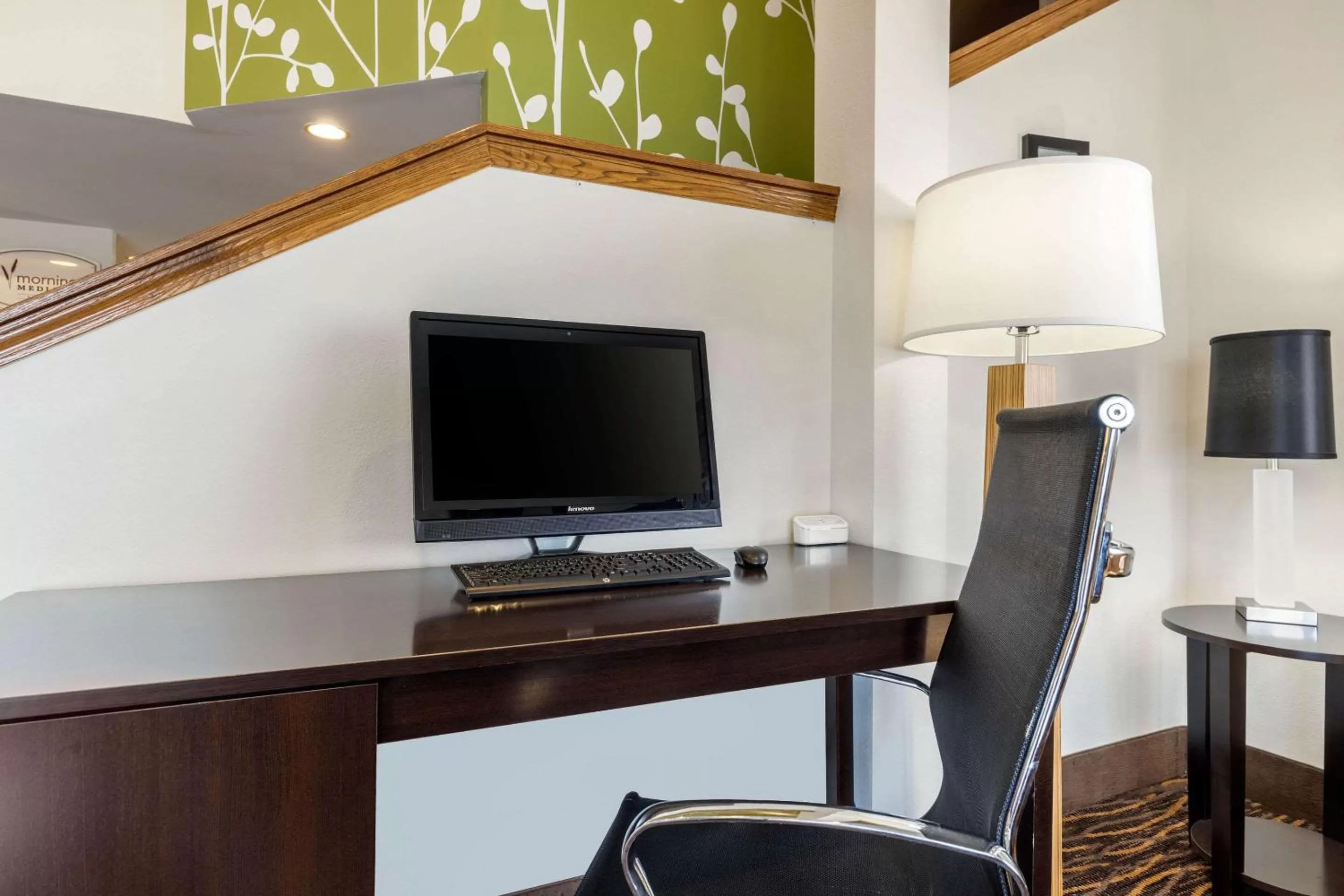 On site in Sleep Inn near Great Lakes Naval Base