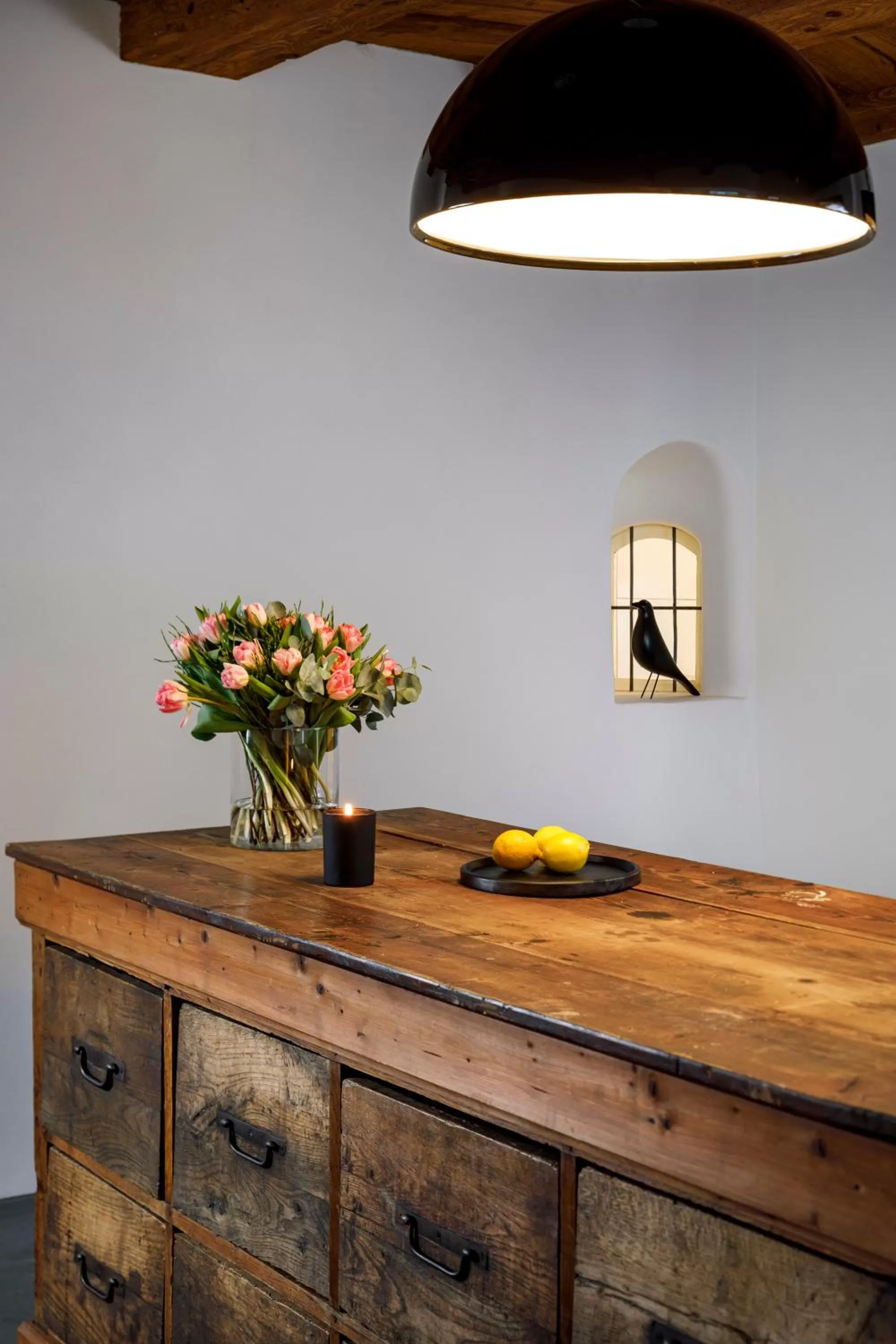 Decorative detail in La Colombe Boutique Hotel