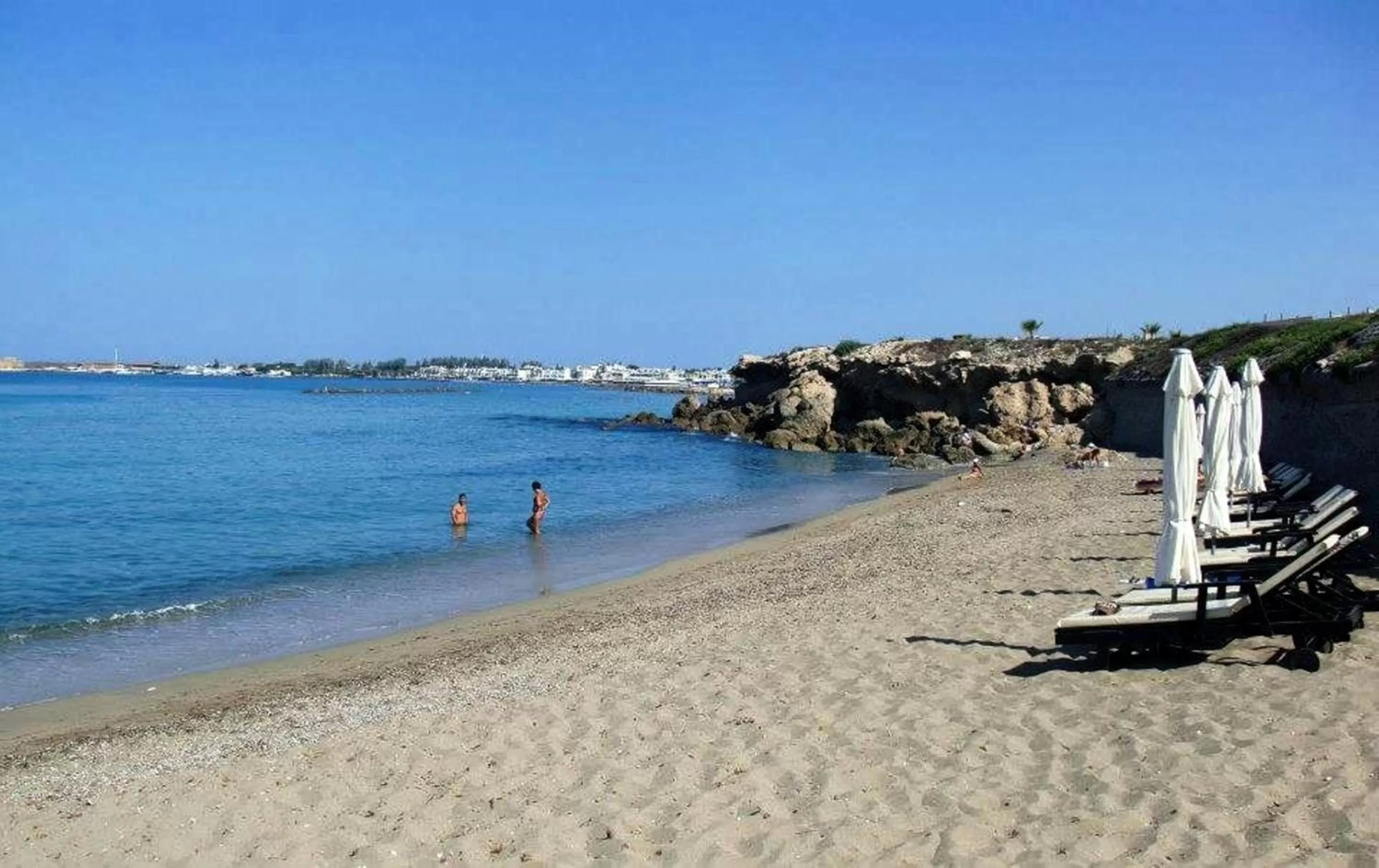 Beach in Amphora Hotel & Suites
