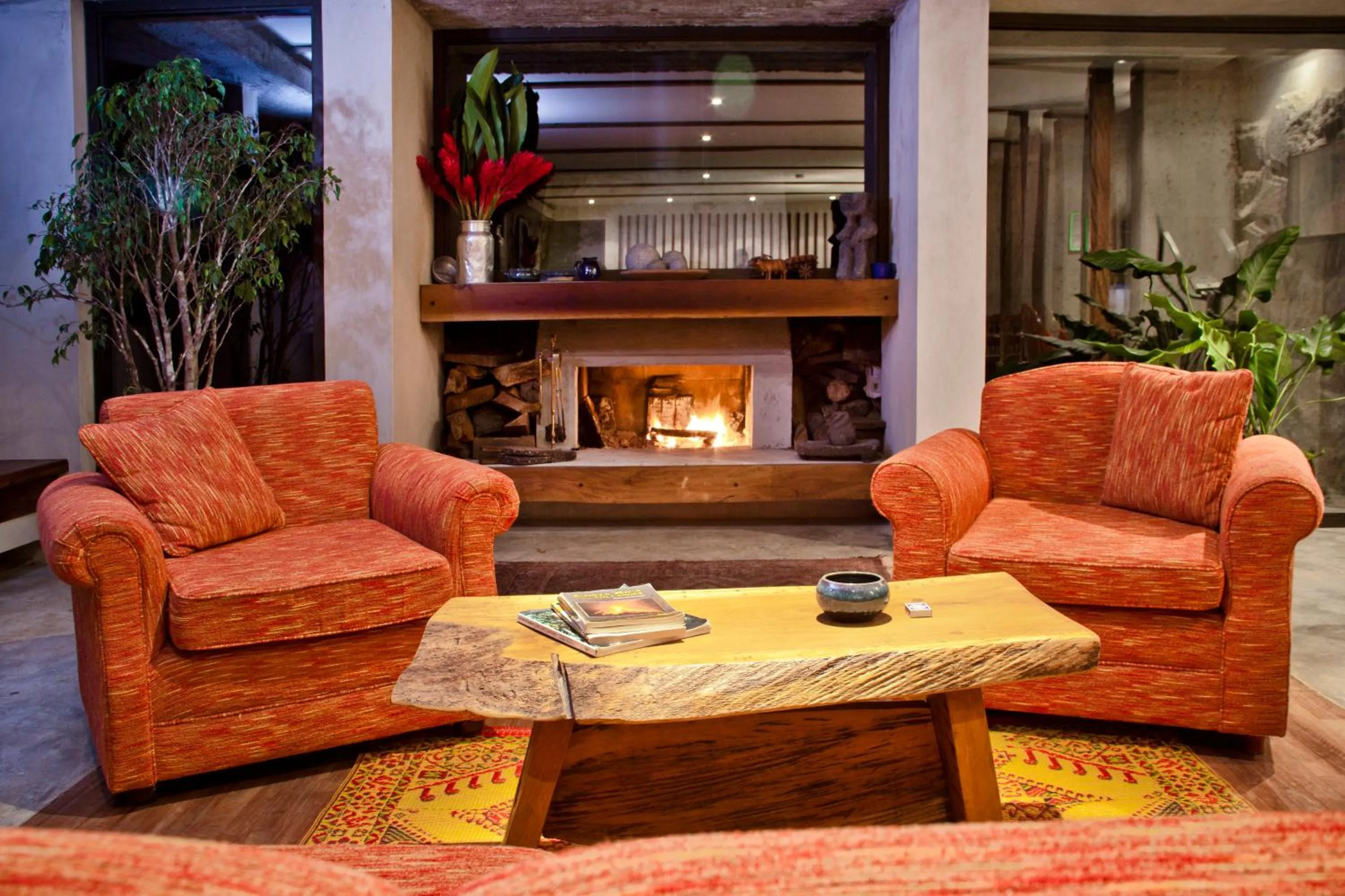 Lobby or reception in Poas Volcano Lodge