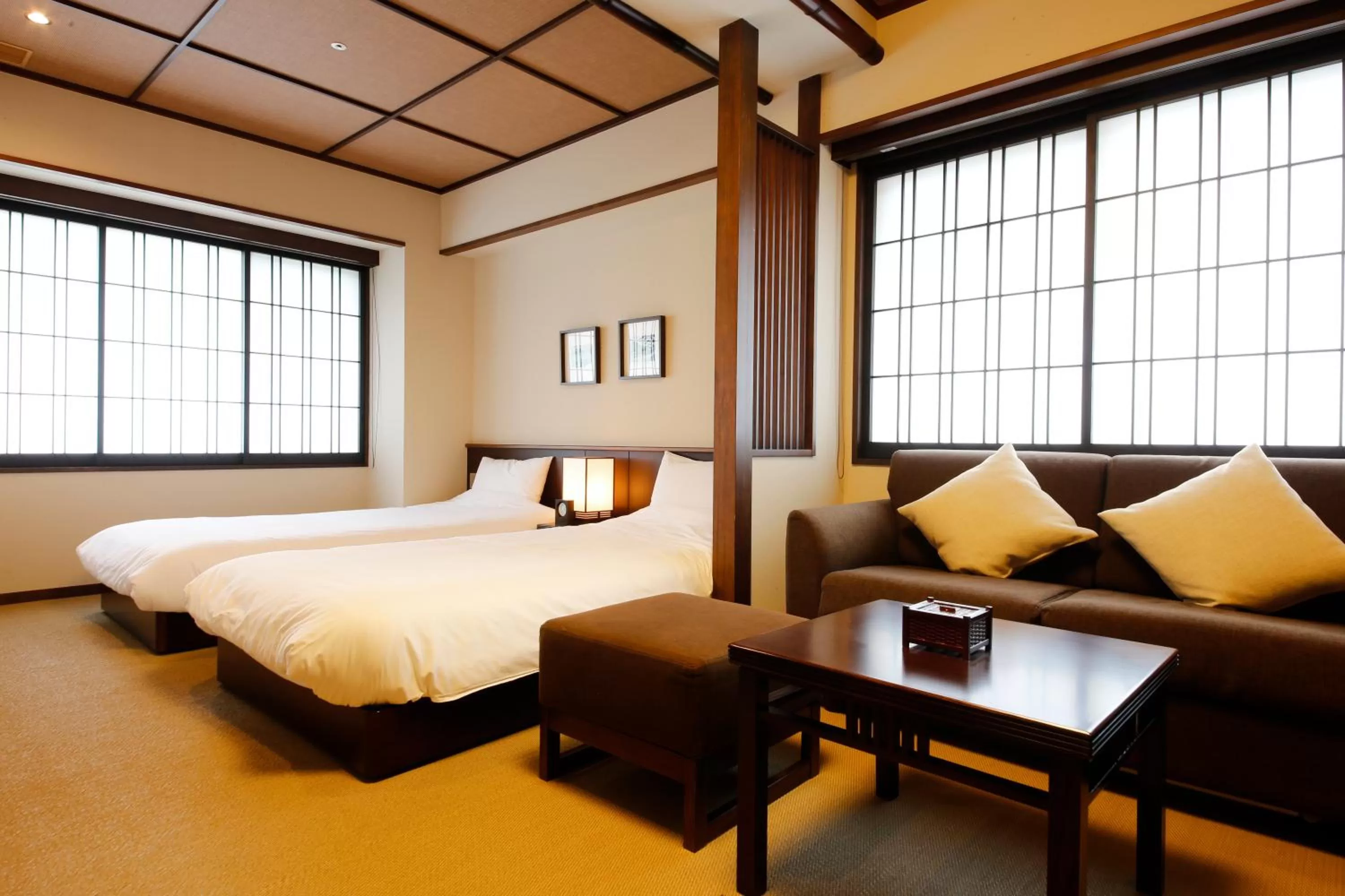 Photo of the whole room, Bed in Kadensho, Arashiyama Onsen, Kyoto - Kyoritsu Resort
