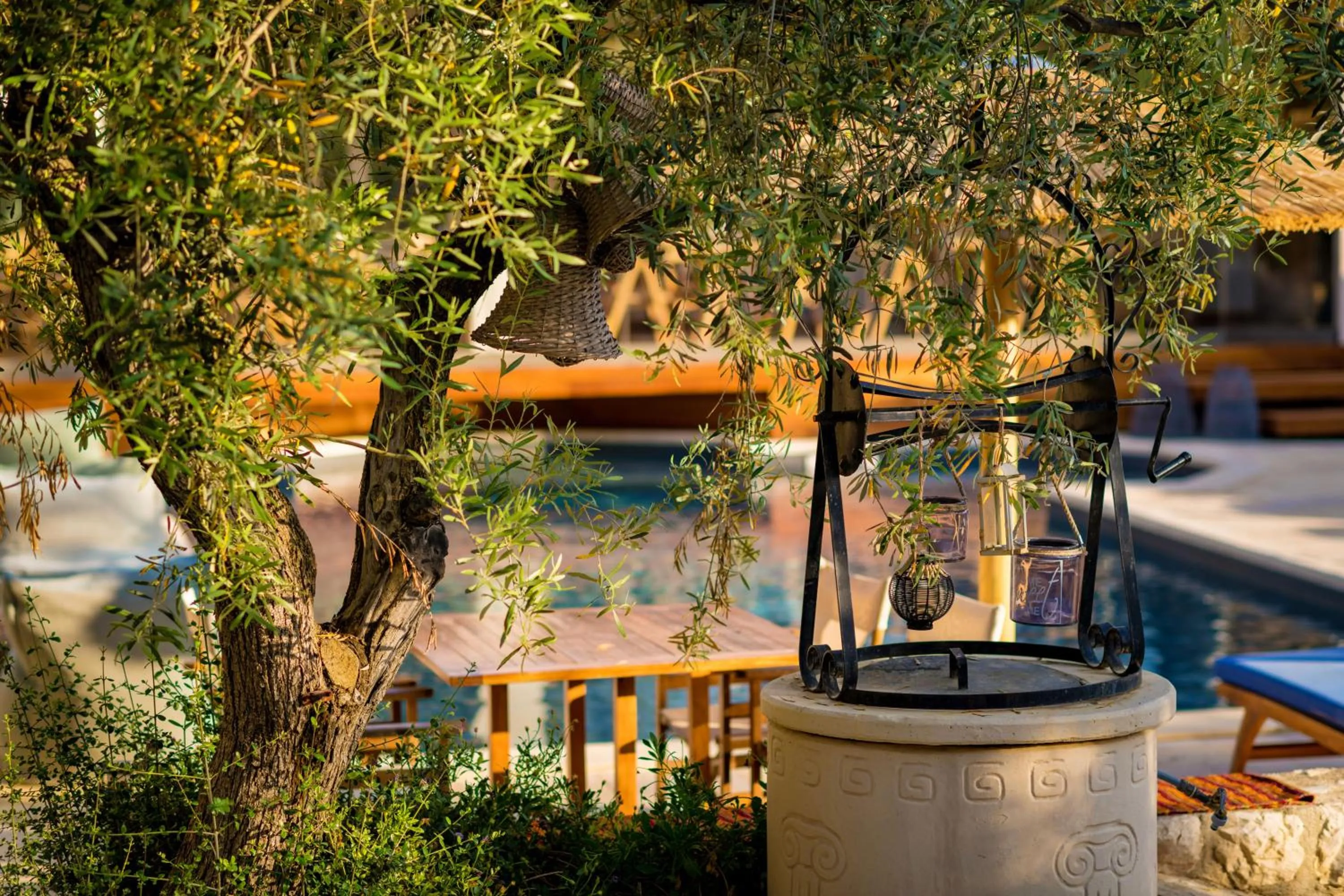 Patio in Anthemion Suites and Villas