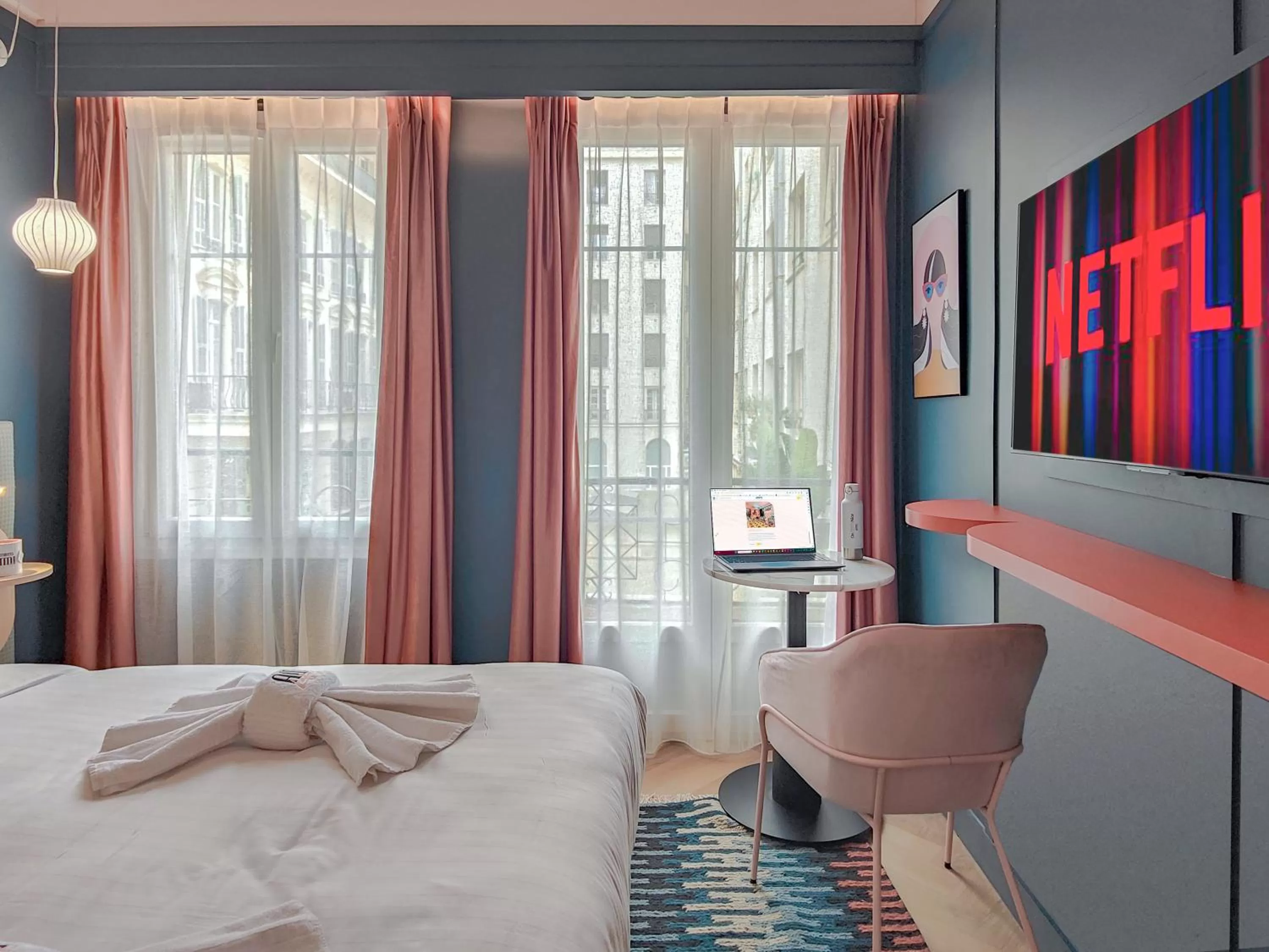 Photo of the whole room, Bed in Hotel Aparthotel AMMI Nice Lafayette