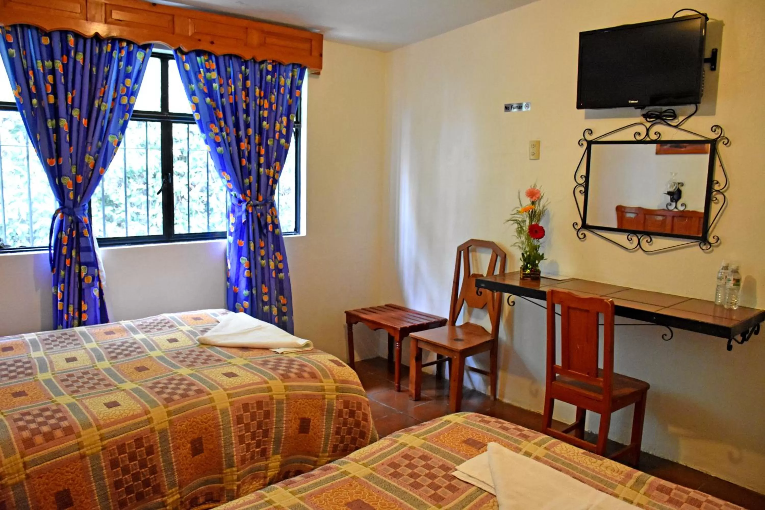 Bed in Hotel San Luis