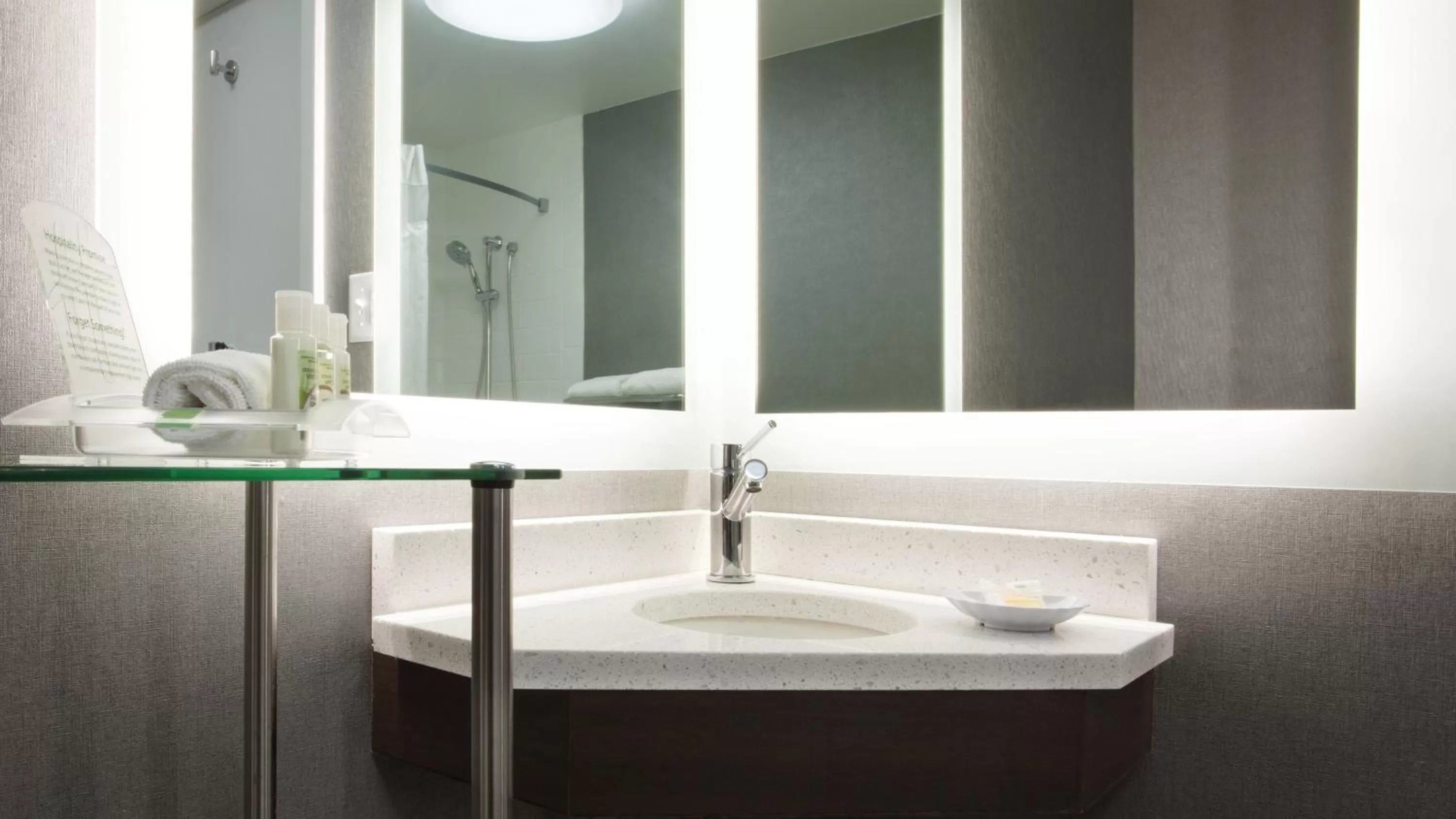 Standard Double Room with Accessible Roll-In Shower in Holiday Inn Weirton-Steubenville Area